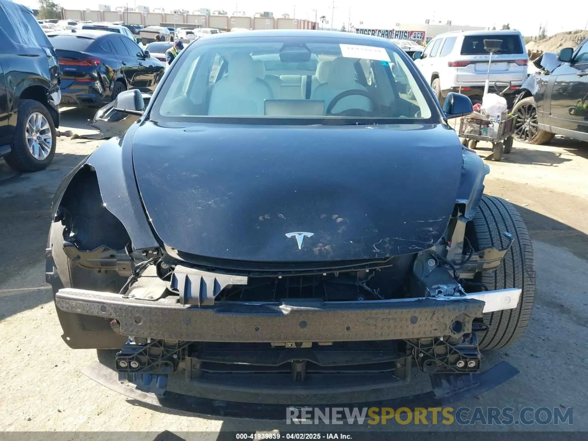 13 fotografías del automóvil dañado 5YJ3E1EAXPF700125 TESLA MODEL 3 2023