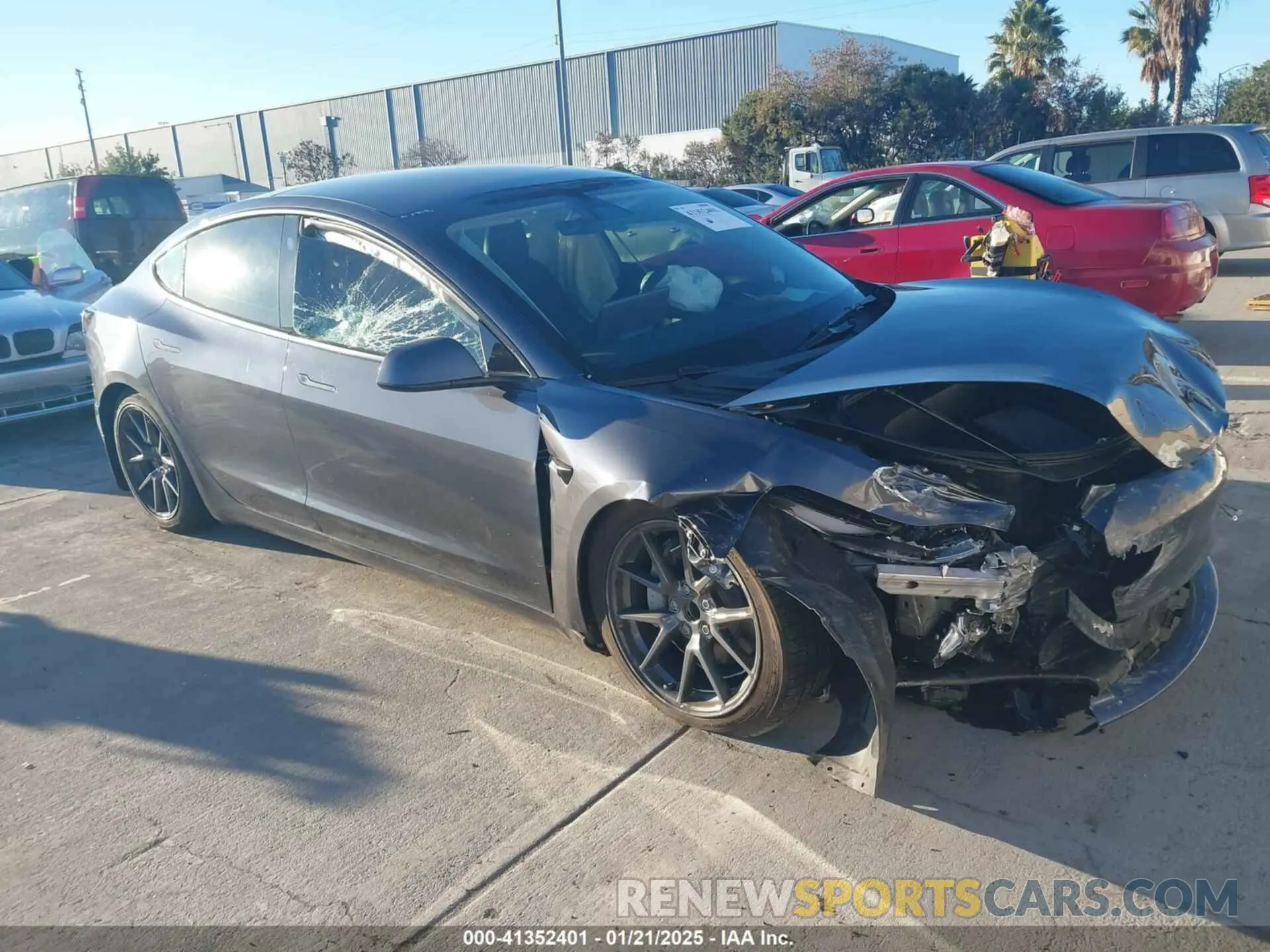 1 fotografías del automóvil dañado 5YJ3E1EAXPF707026 TESLA MODEL 3 2023