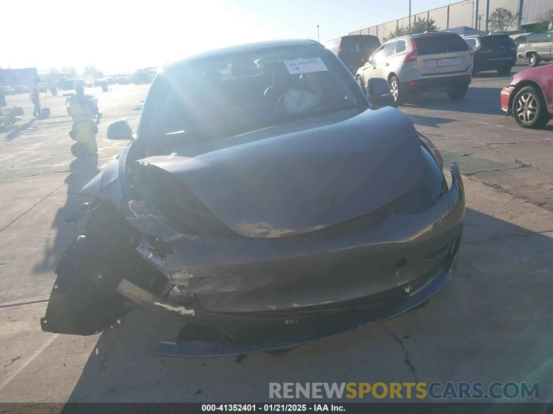 11 fotografías del automóvil dañado 5YJ3E1EAXPF707026 TESLA MODEL 3 2023