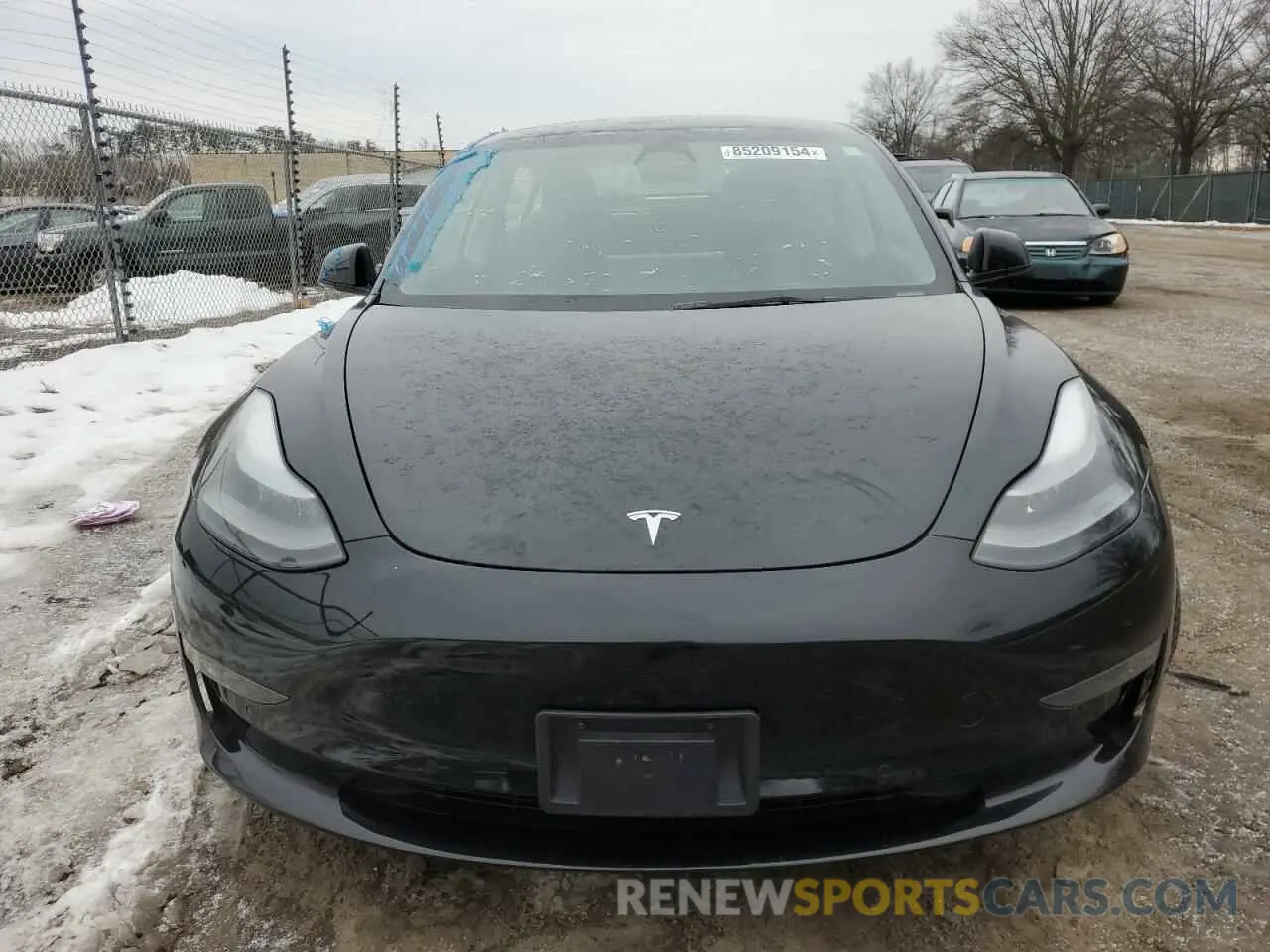 5 fotografías del automóvil dañado 5YJ3E1EB0NF185044 TESLA MODEL 3 2023