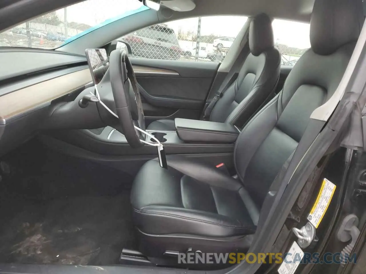 7 fotografías del automóvil dañado 5YJ3E1EB0NF185044 TESLA MODEL 3 2023