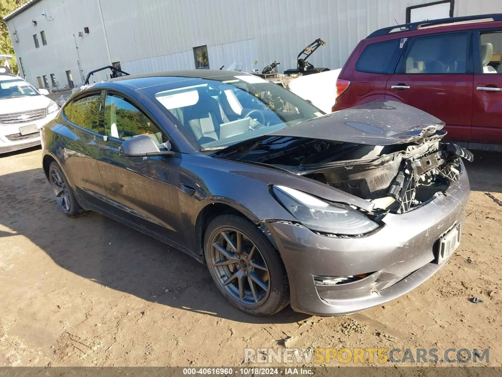 1 fotografías del automóvil dañado 5YJ3E1EB0PF392794 TESLA MODEL 3 2023