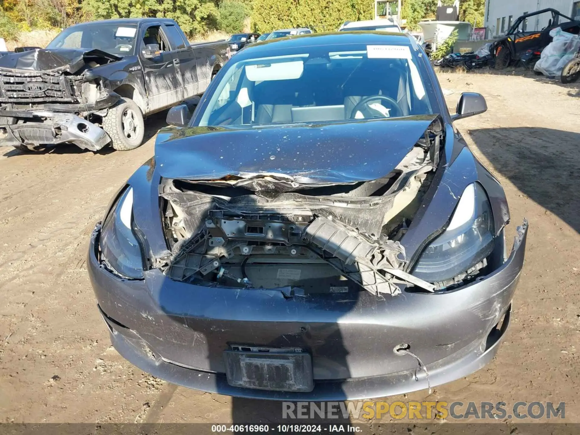 12 fotografías del automóvil dañado 5YJ3E1EB0PF392794 TESLA MODEL 3 2023