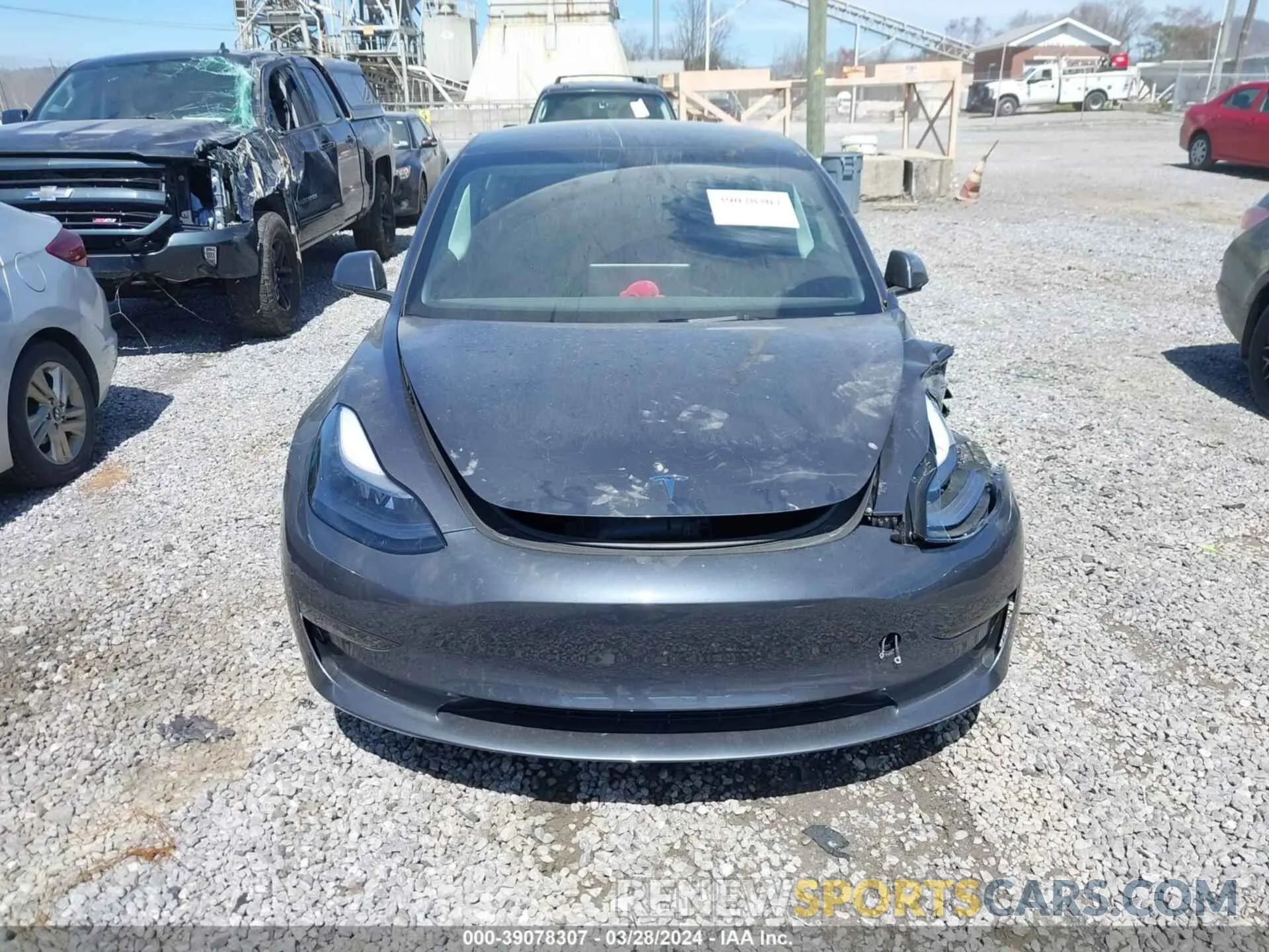 12 fotografías del automóvil dañado 5YJ3E1EB0PF629610 TESLA MODEL 3 2023