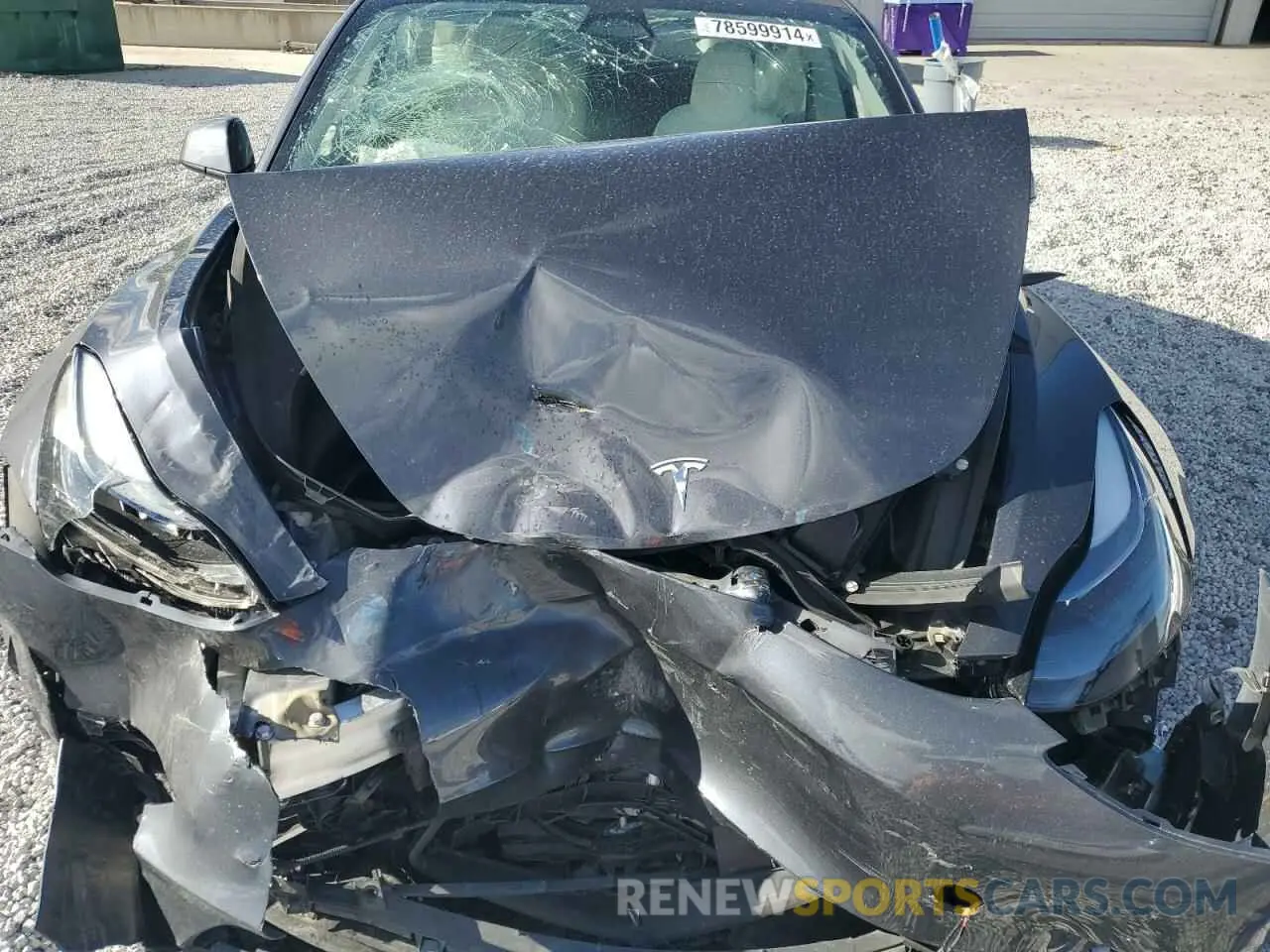 12 fotografías del automóvil dañado 5YJ3E1EB0PF683800 TESLA MODEL 3 2023
