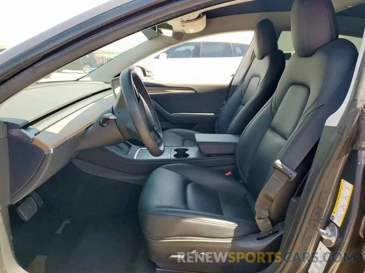7 fotografías del automóvil dañado 5YJ3E1EB1PF390262 TESLA MODEL 3 2023