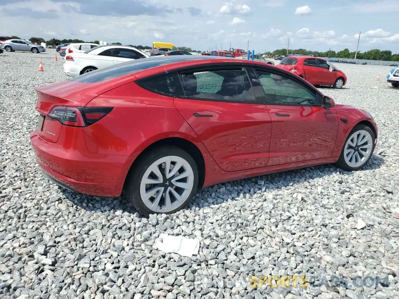 3 fotografías del automóvil dañado 5YJ3E1EB1PF391220 TESLA MODEL 3 2023