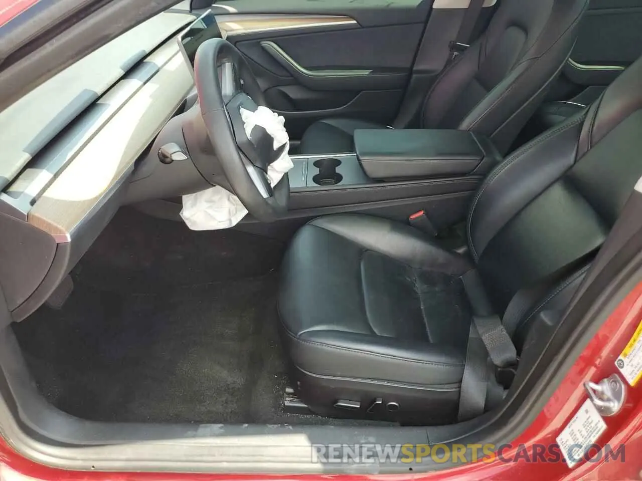 7 fotografías del automóvil dañado 5YJ3E1EB1PF391220 TESLA MODEL 3 2023