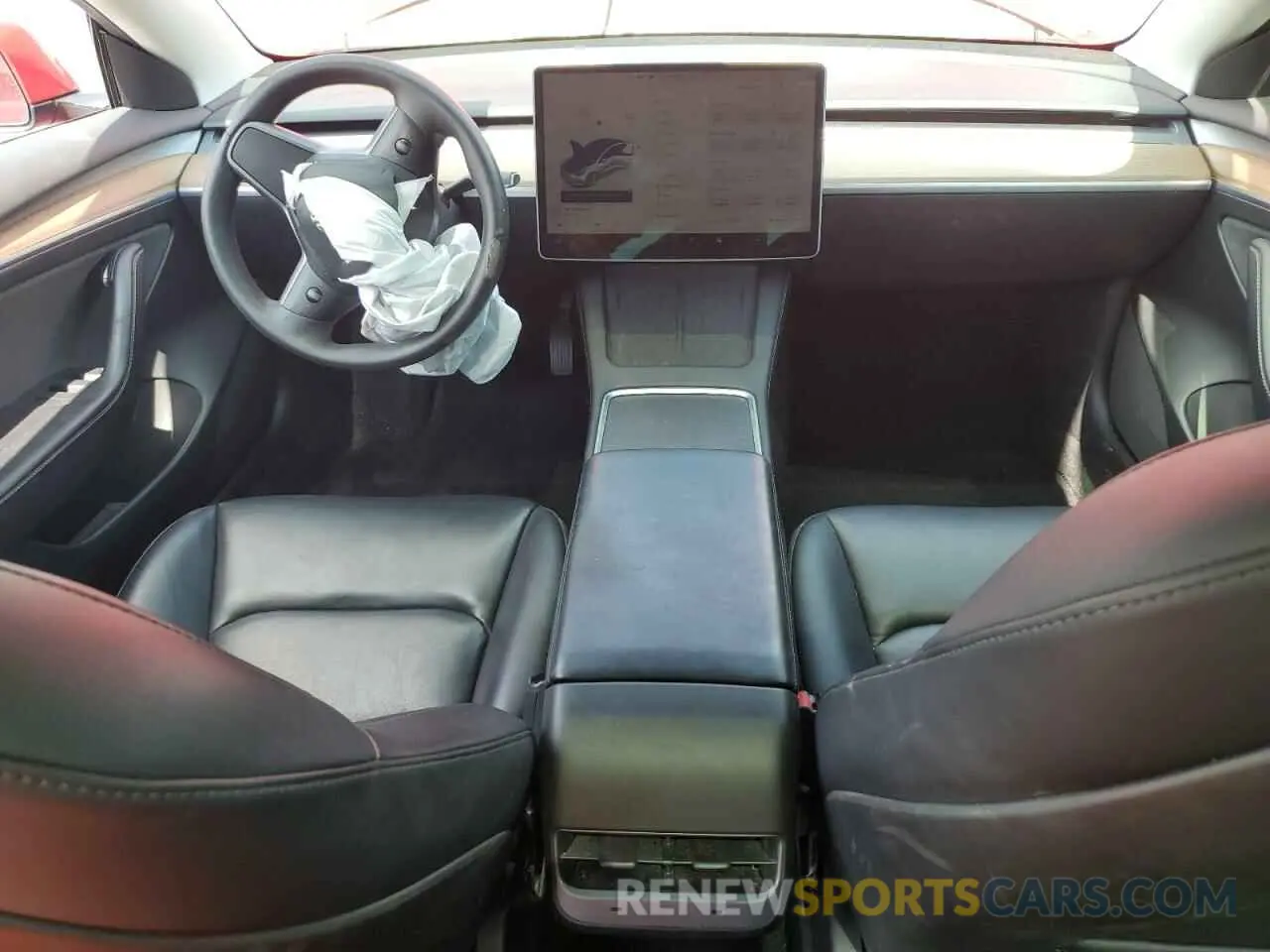 8 fotografías del automóvil dañado 5YJ3E1EB1PF391220 TESLA MODEL 3 2023