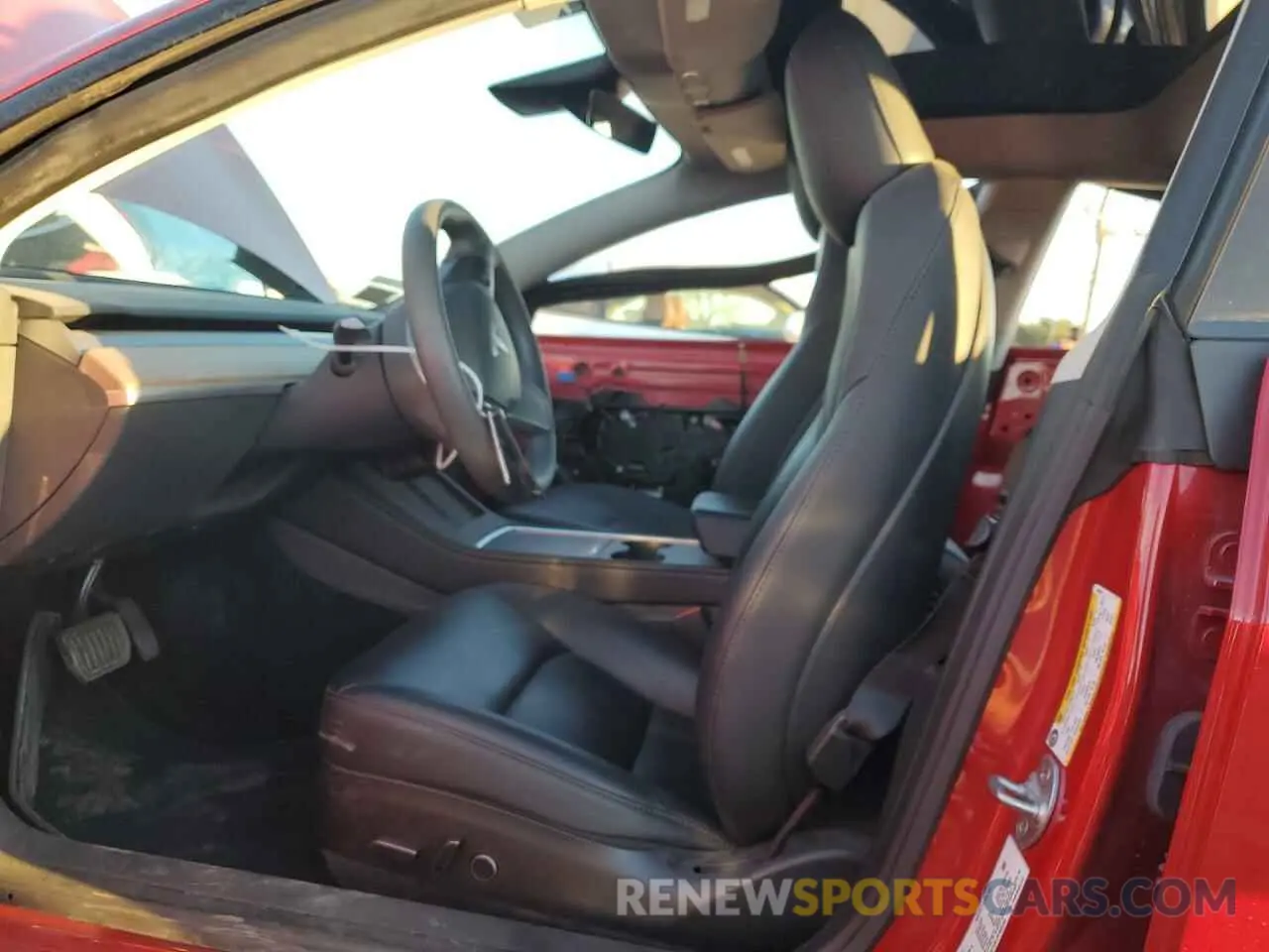 7 fotografías del automóvil dañado 5YJ3E1EB1PF462240 TESLA MODEL 3 2023