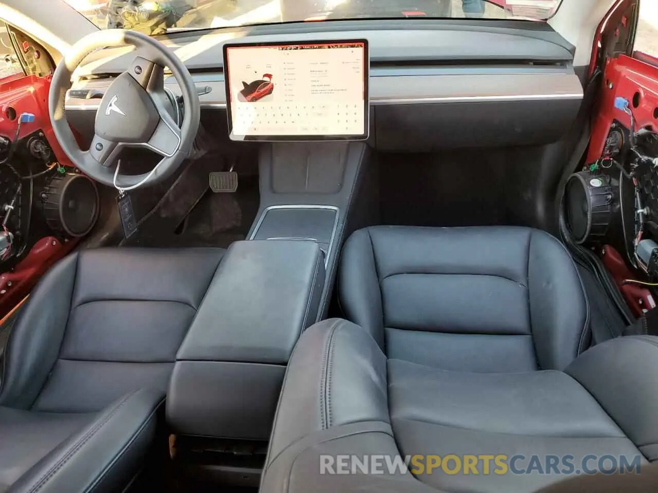8 fotografías del automóvil dañado 5YJ3E1EB1PF462240 TESLA MODEL 3 2023