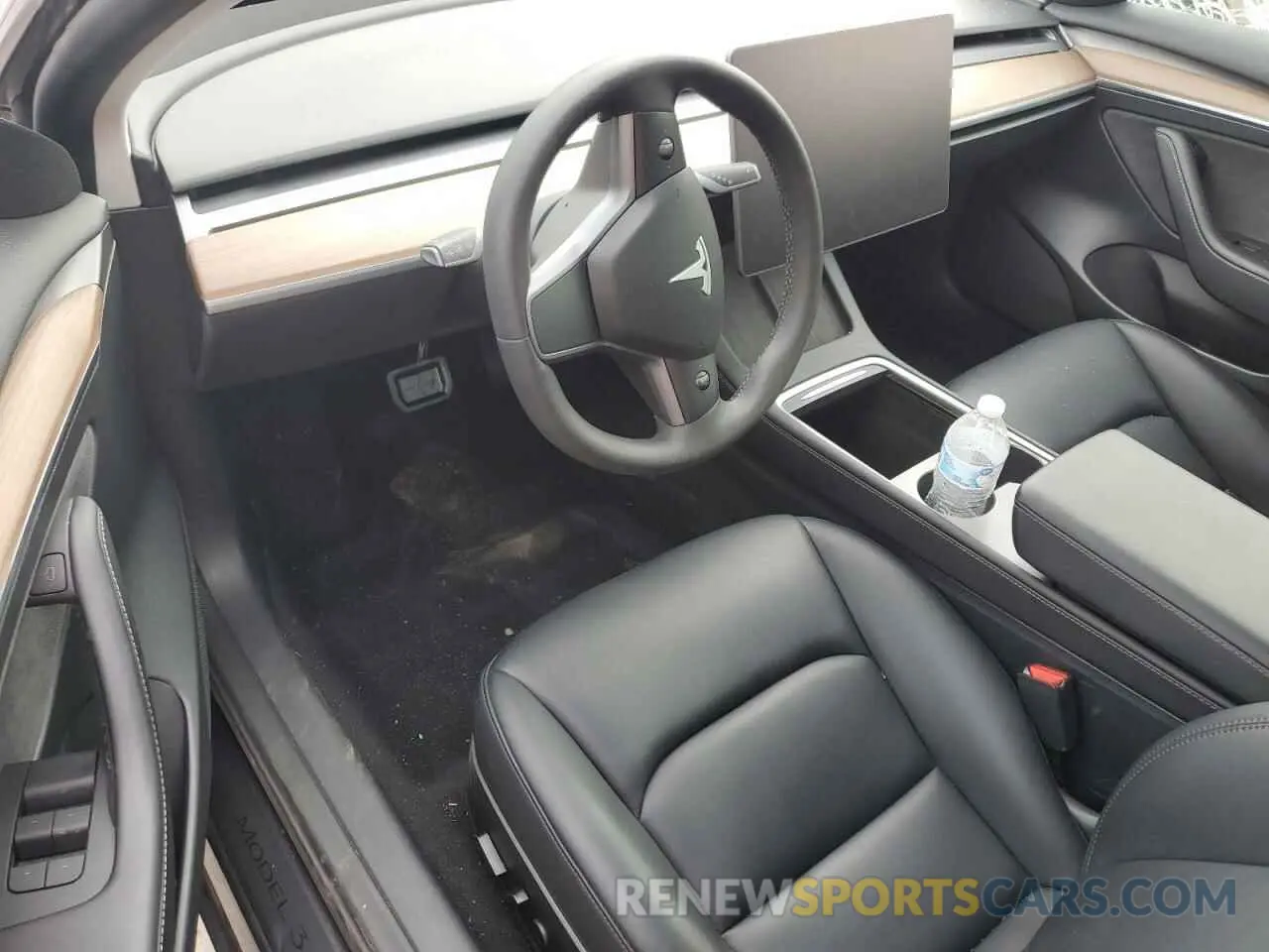 8 fotografías del automóvil dañado 5YJ3E1EB1PF634072 TESLA MODEL 3 2023