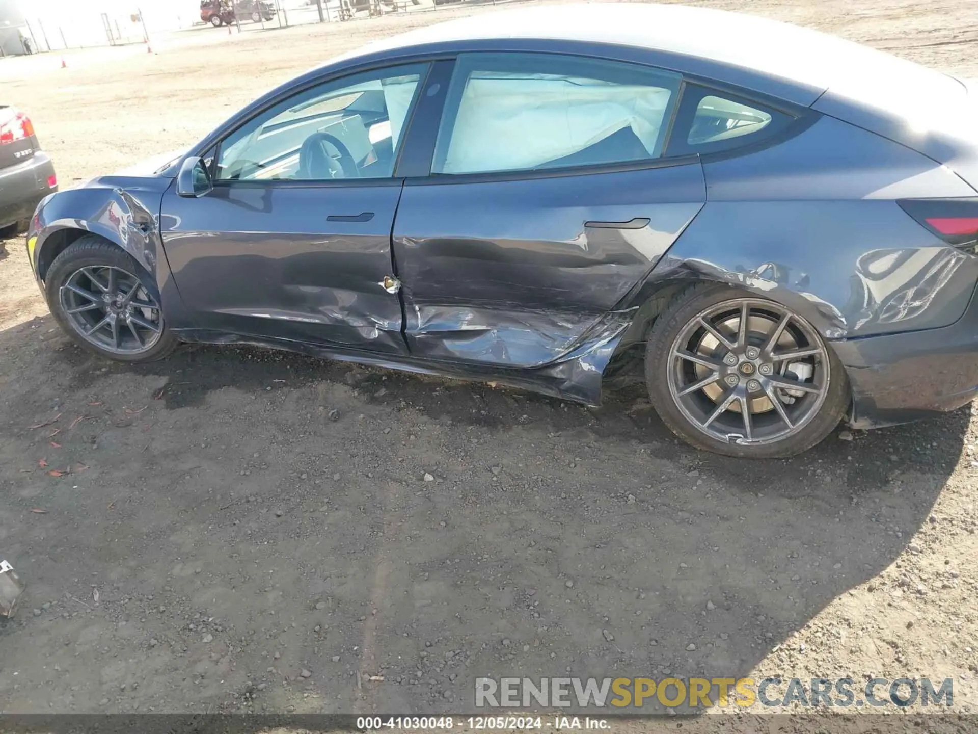 6 fotografías del automóvil dañado 5YJ3E1EB1PF661319 TESLA MODEL 3 2023