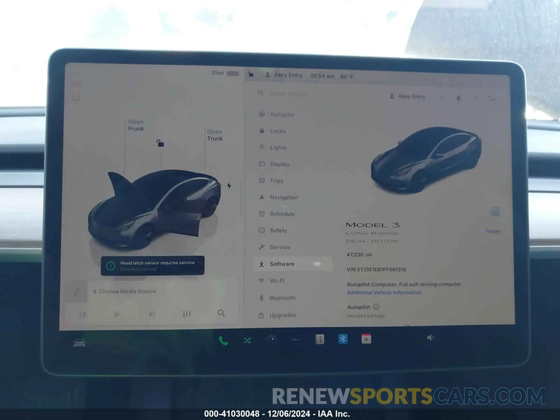 7 fotografías del automóvil dañado 5YJ3E1EB1PF661319 TESLA MODEL 3 2023