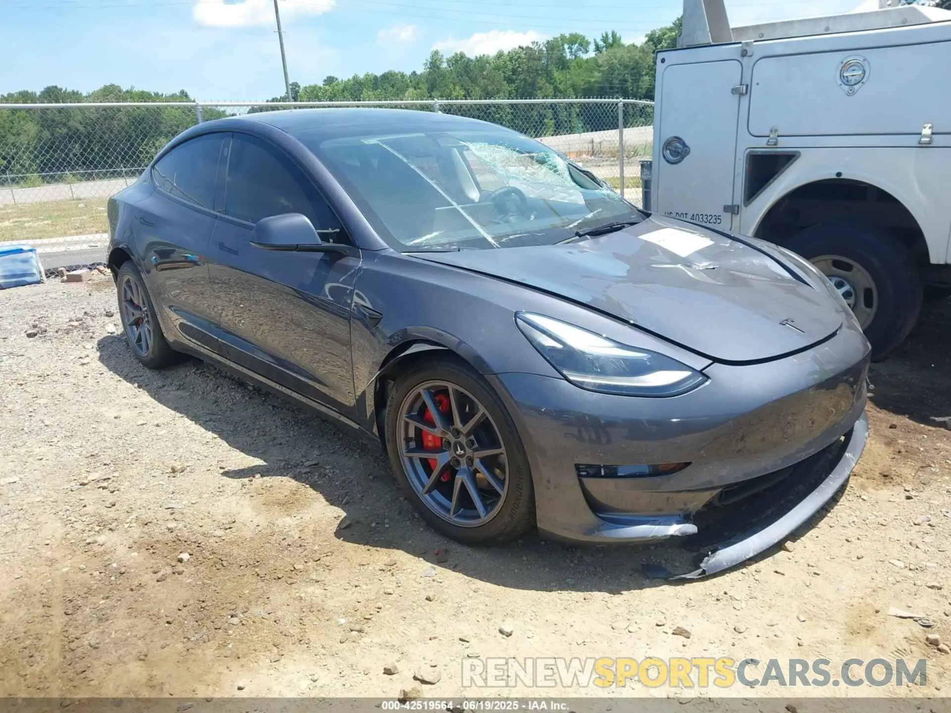 1 fotografías del automóvil dañado 5YJ3E1EB1PF663054 TESLA MODEL 3 2023