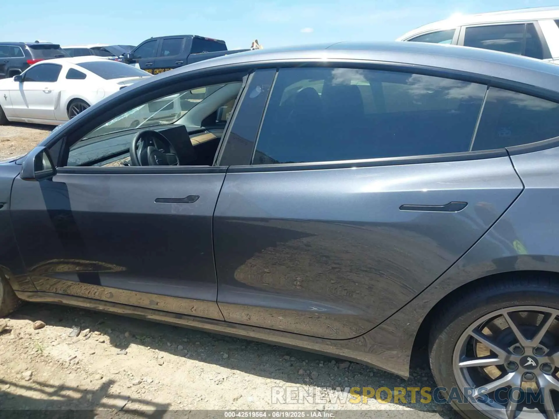 13 fotografías del automóvil dañado 5YJ3E1EB1PF663054 TESLA MODEL 3 2023