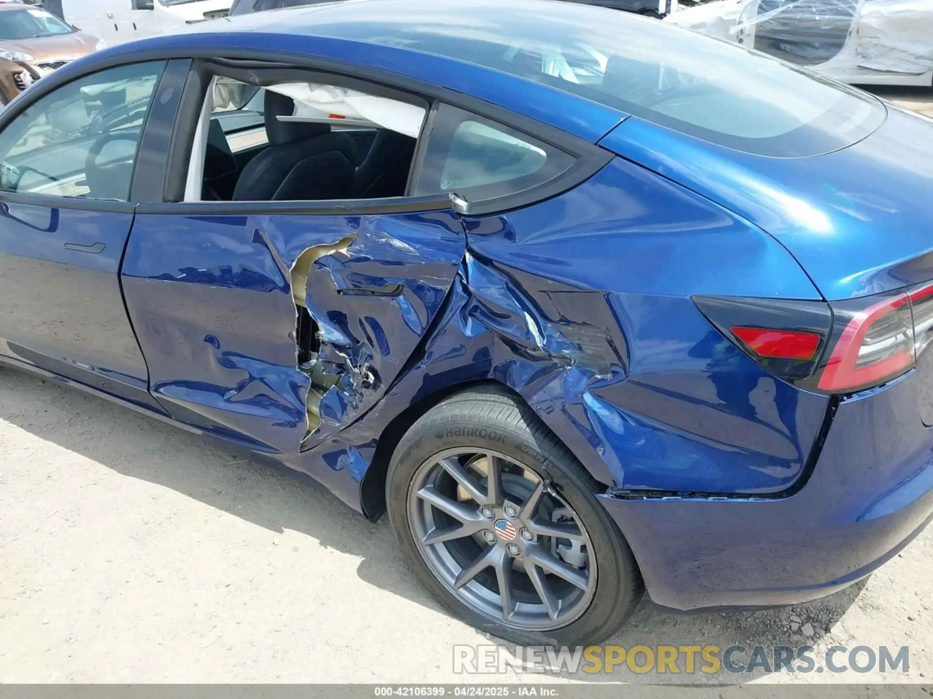 6 fotografías del automóvil dañado 5YJ3E1EB1PF667685 TESLA MODEL 3 2023