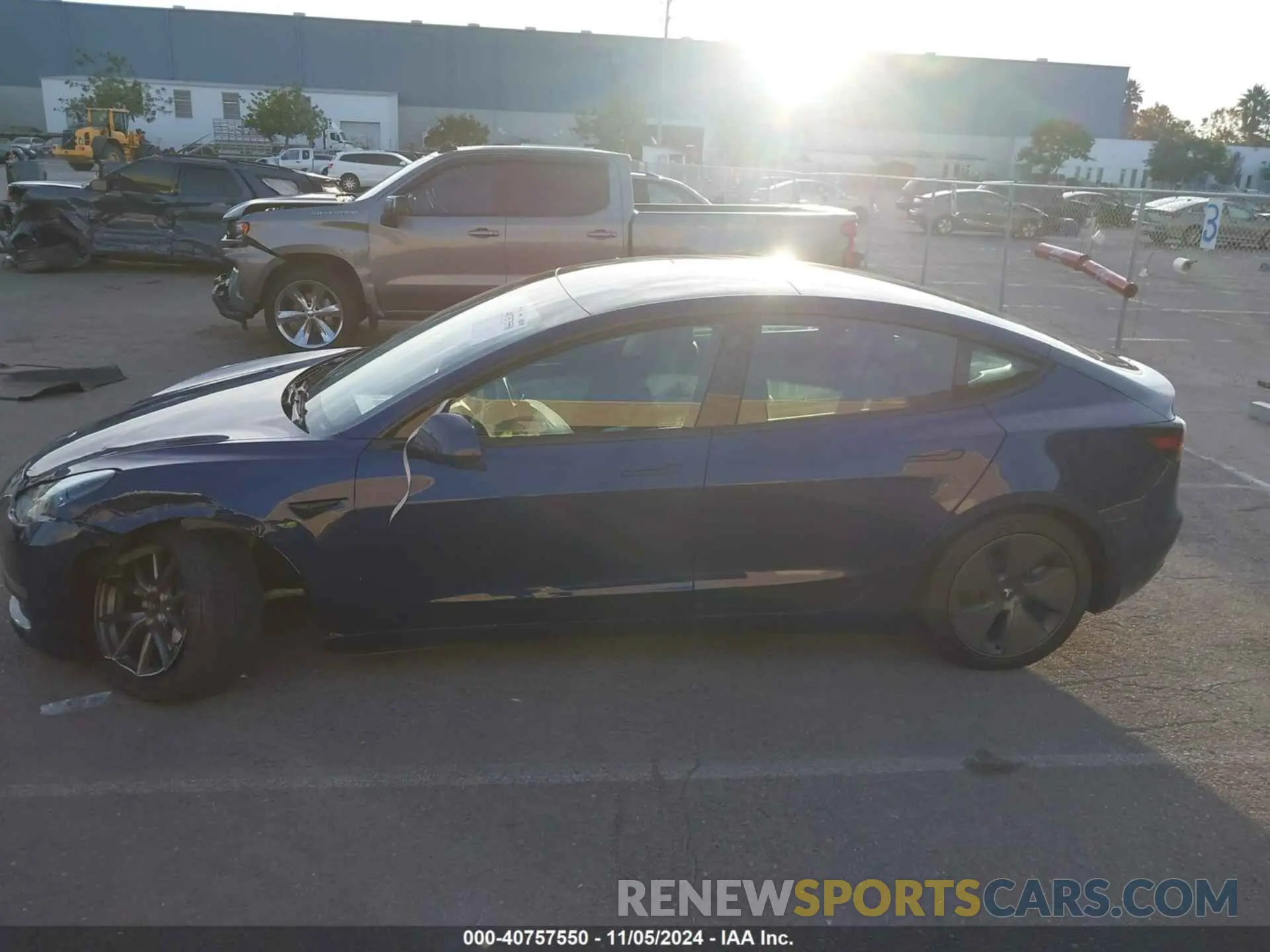 14 fotografías del automóvil dañado 5YJ3E1EB1PF670540 TESLA MODEL 3 2023