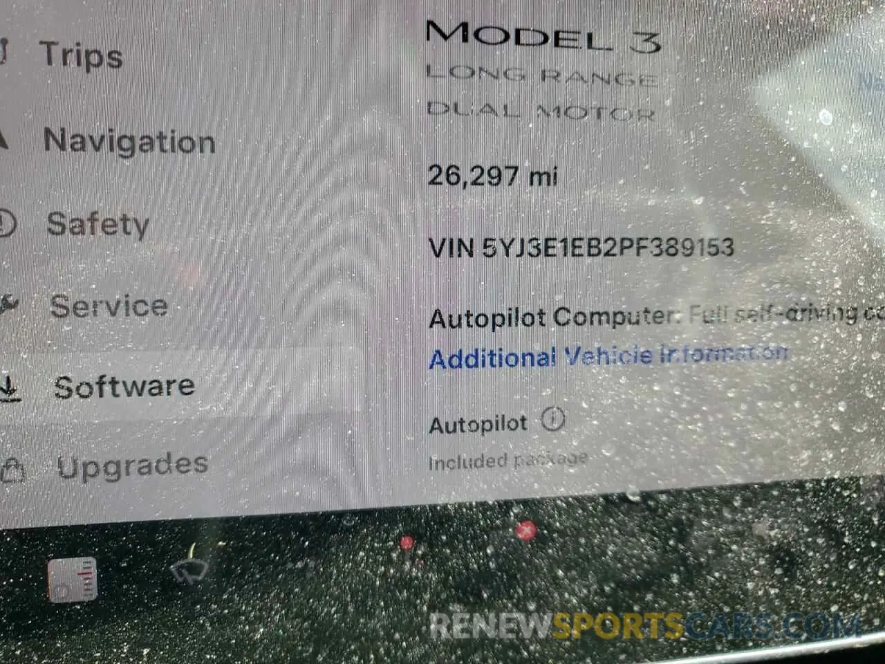 9 fotografías del automóvil dañado 5YJ3E1EB2PF389153 TESLA MODEL 3 2023