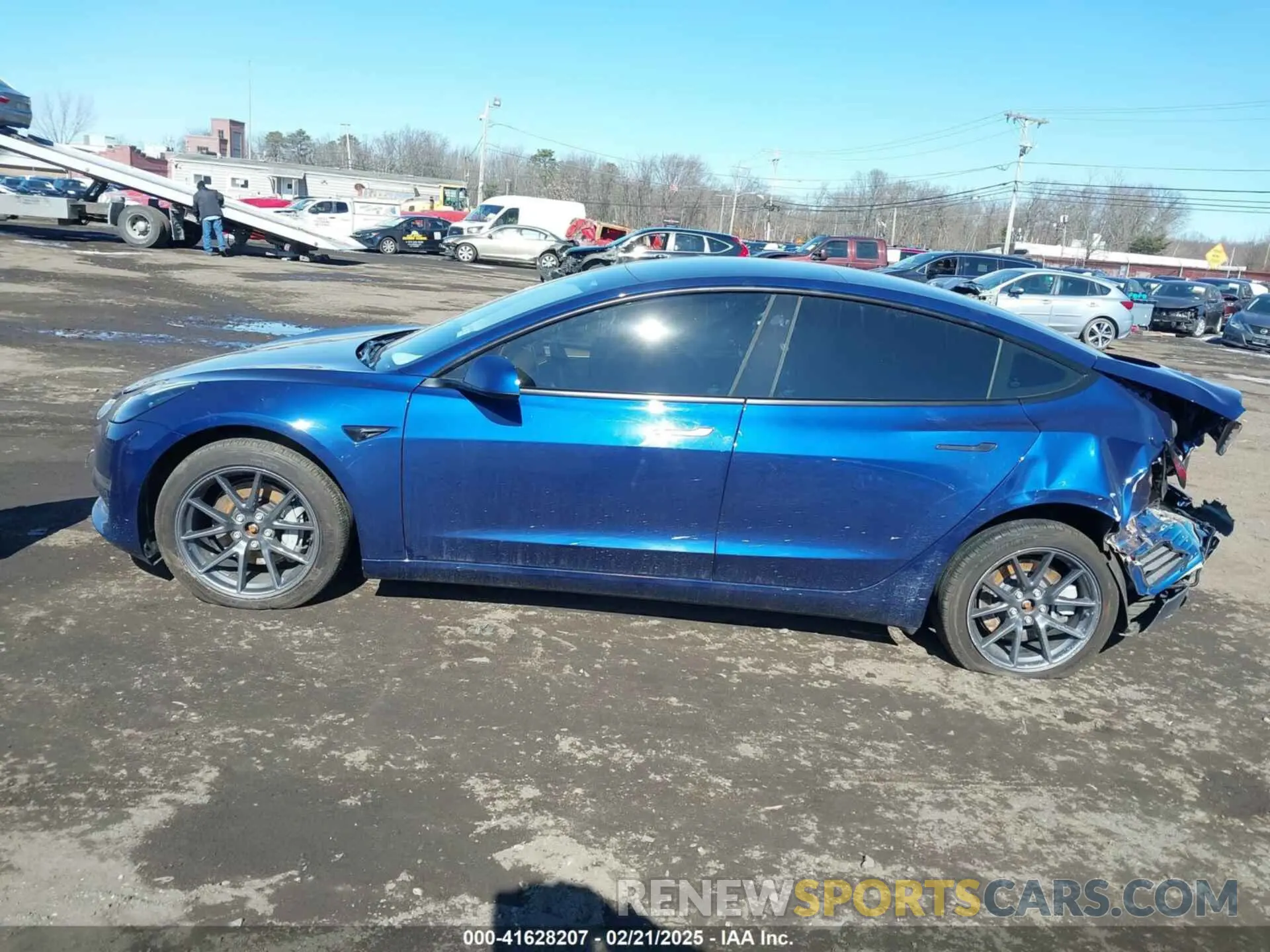 14 fotografías del automóvil dañado 5YJ3E1EB2PF602781 TESLA MODEL 3 2023