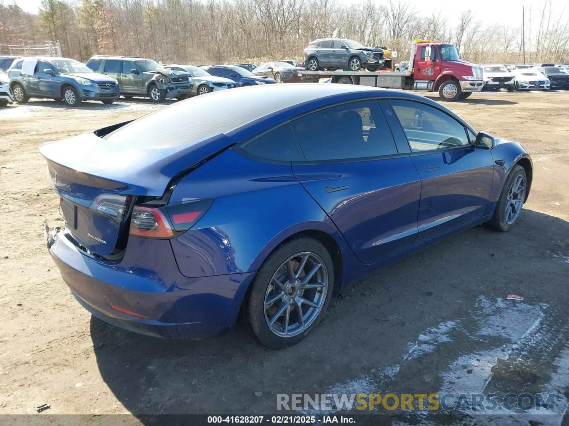 4 fotografías del automóvil dañado 5YJ3E1EB2PF602781 TESLA MODEL 3 2023
