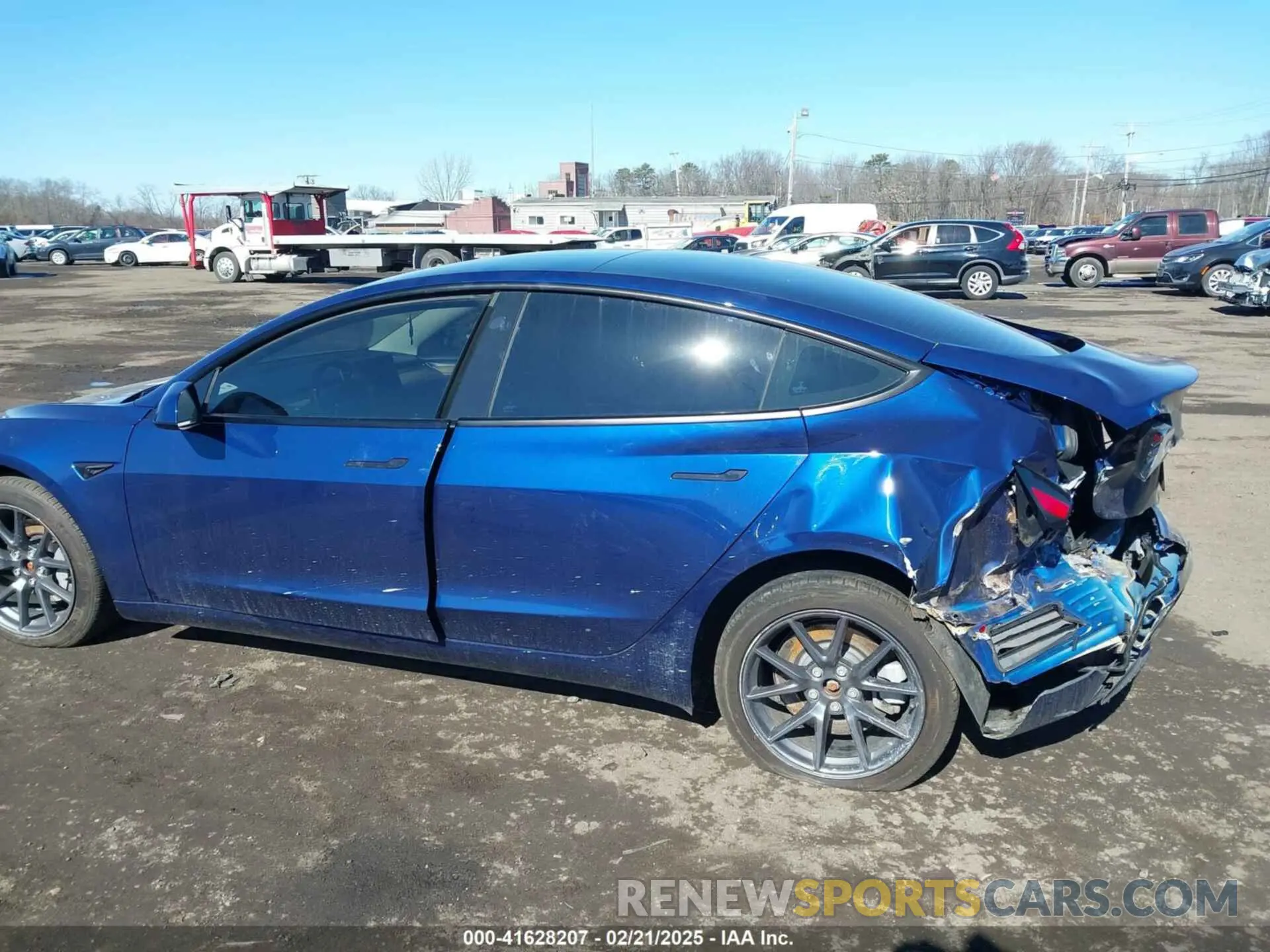 6 fotografías del automóvil dañado 5YJ3E1EB2PF602781 TESLA MODEL 3 2023