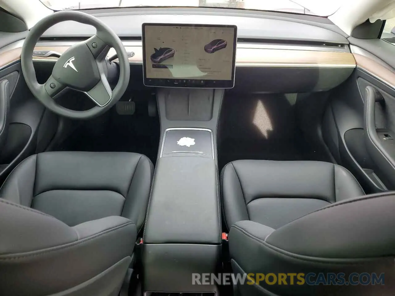 8 fotografías del automóvil dañado 5YJ3E1EB2PF660065 TESLA MODEL 3 2023