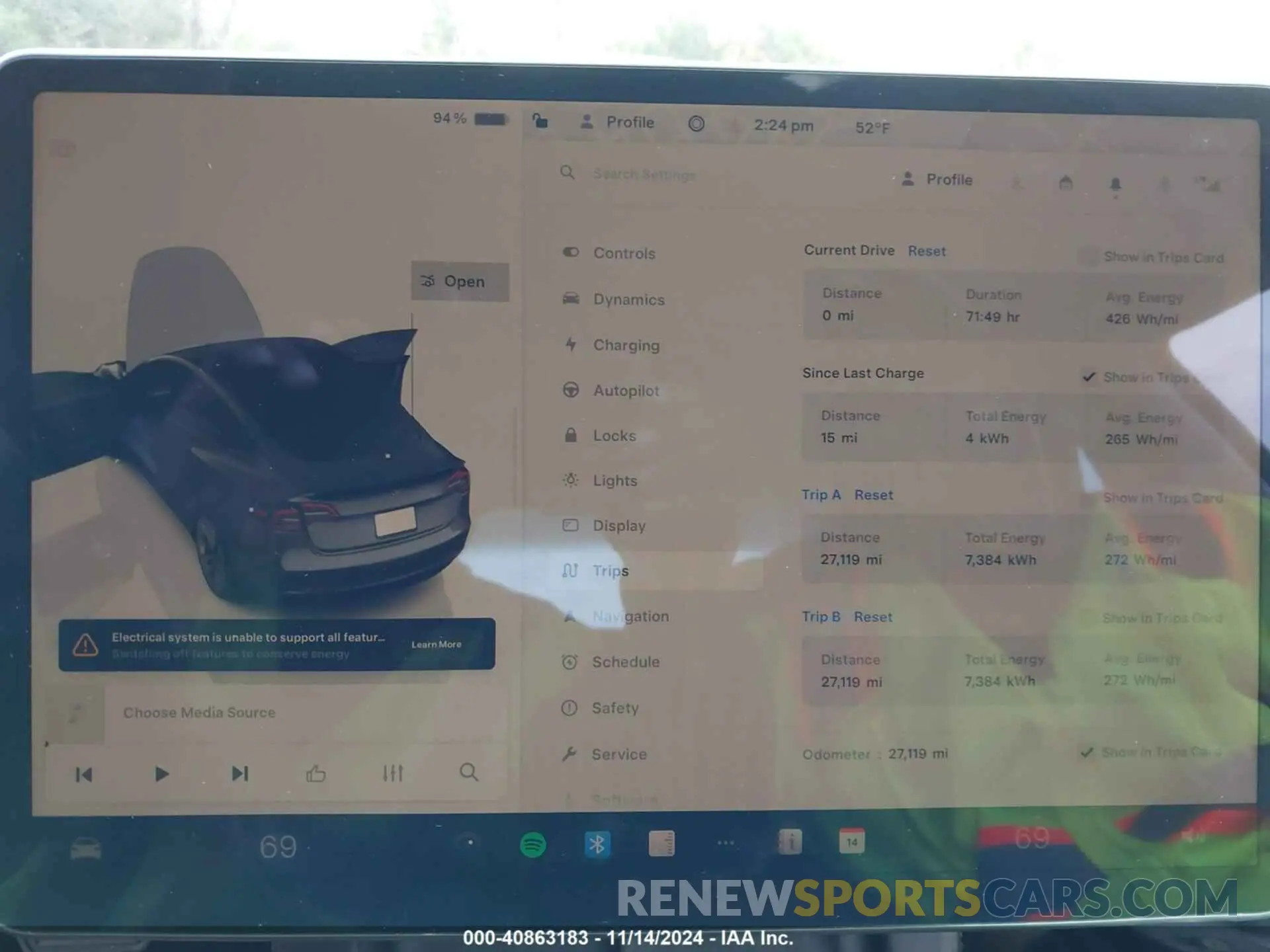 18 fotografías del automóvil dañado 5YJ3E1EB2PF686312 TESLA MODEL 3 2023