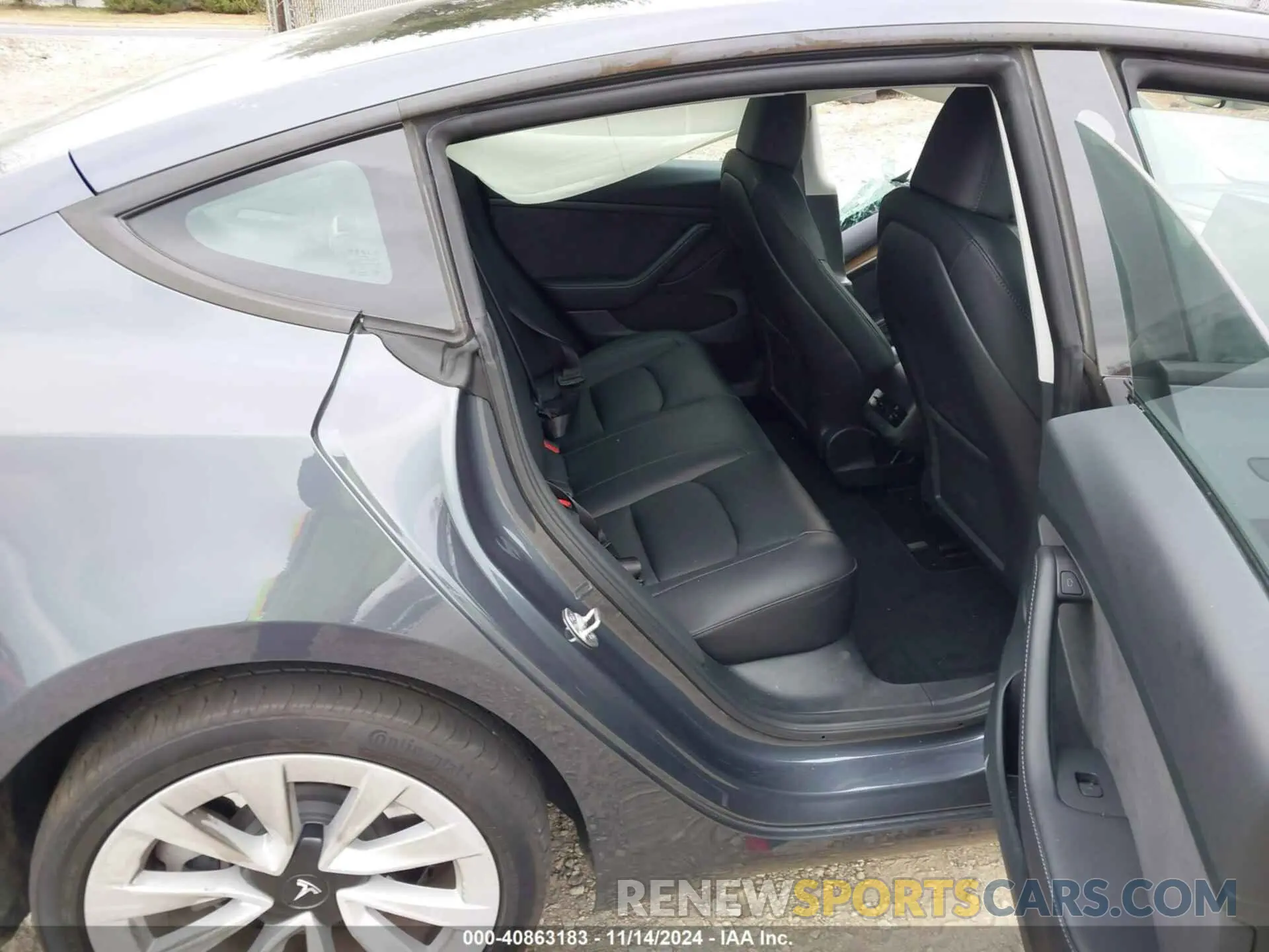 8 fotografías del automóvil dañado 5YJ3E1EB2PF686312 TESLA MODEL 3 2023