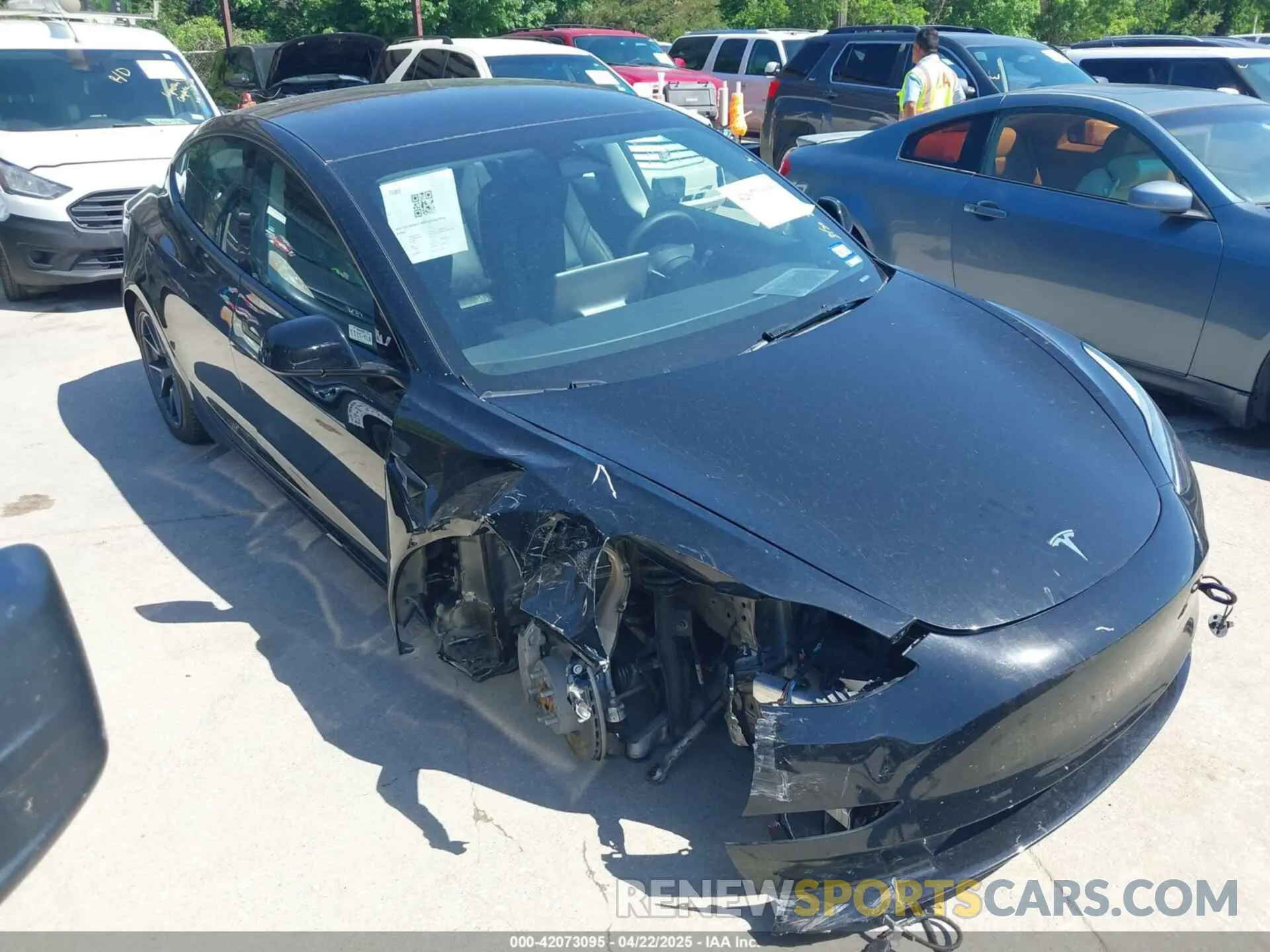 1 fotografías del automóvil dañado 5YJ3E1EB2PF688173 TESLA MODEL 3 2023