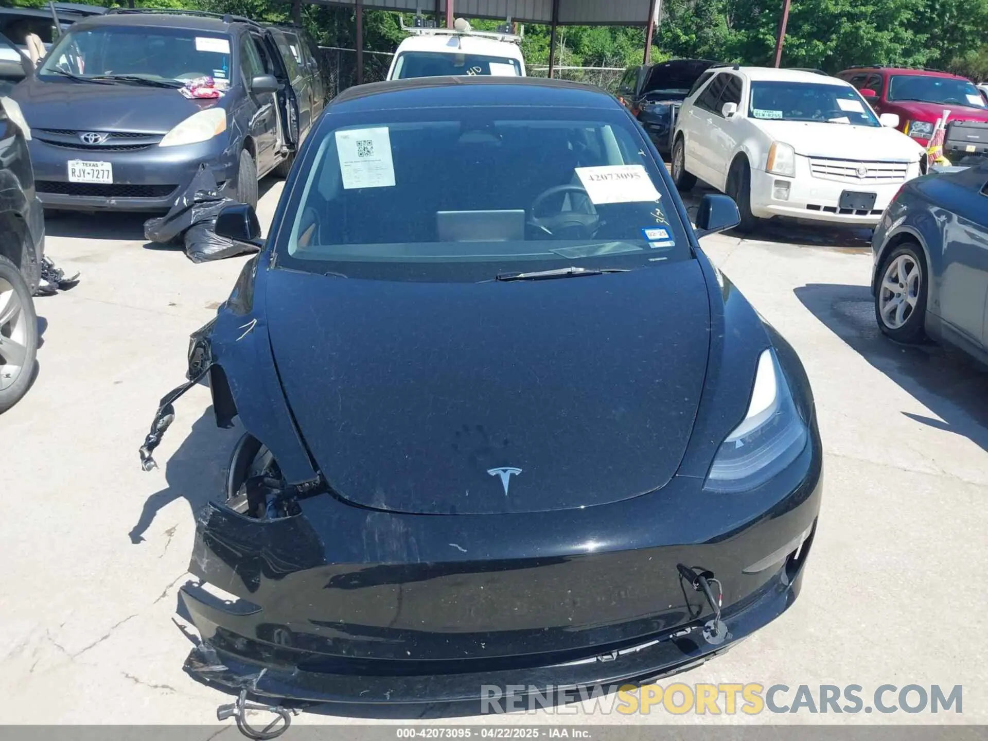 12 fotografías del automóvil dañado 5YJ3E1EB2PF688173 TESLA MODEL 3 2023
