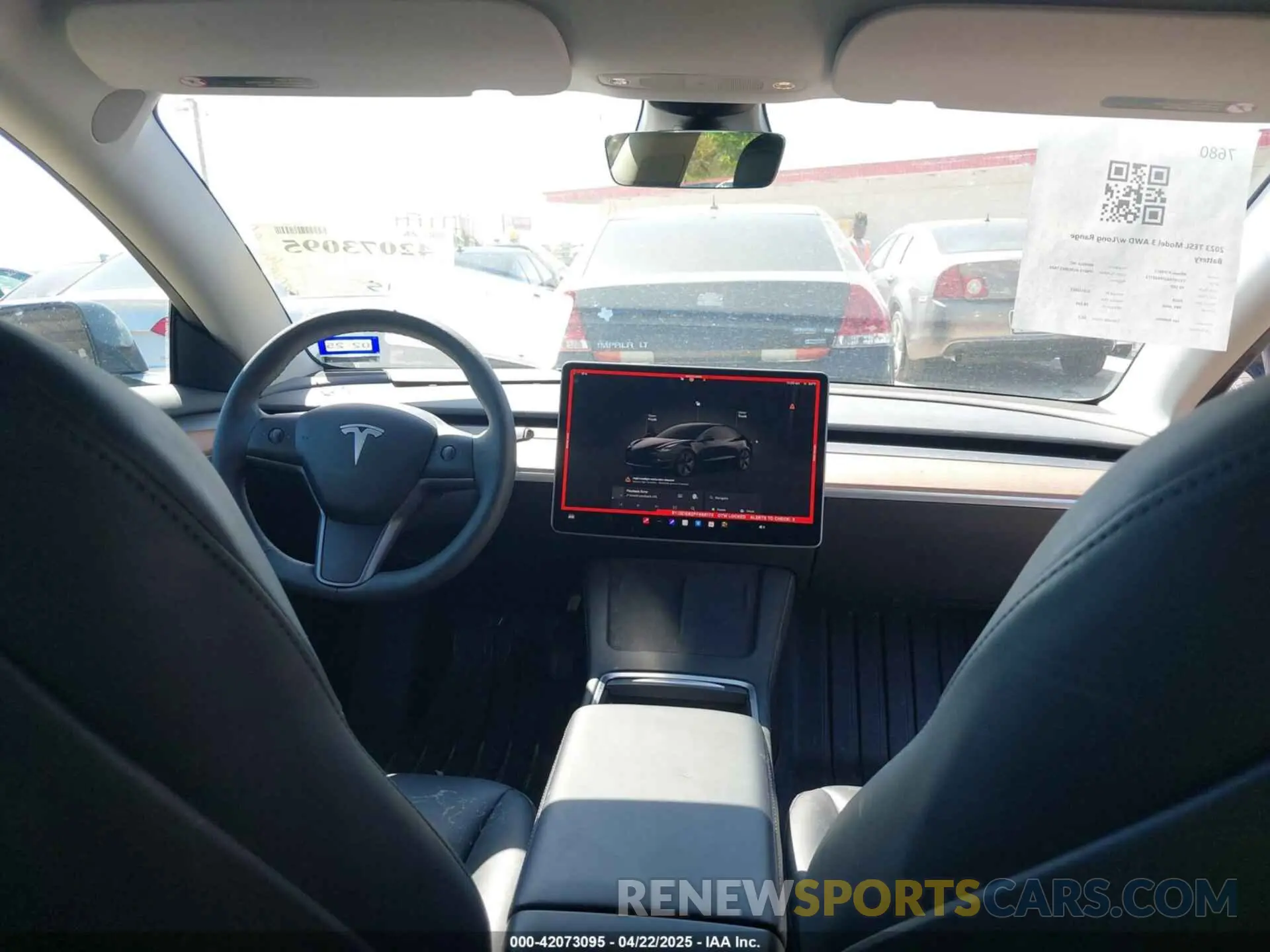 19 fotografías del automóvil dañado 5YJ3E1EB2PF688173 TESLA MODEL 3 2023