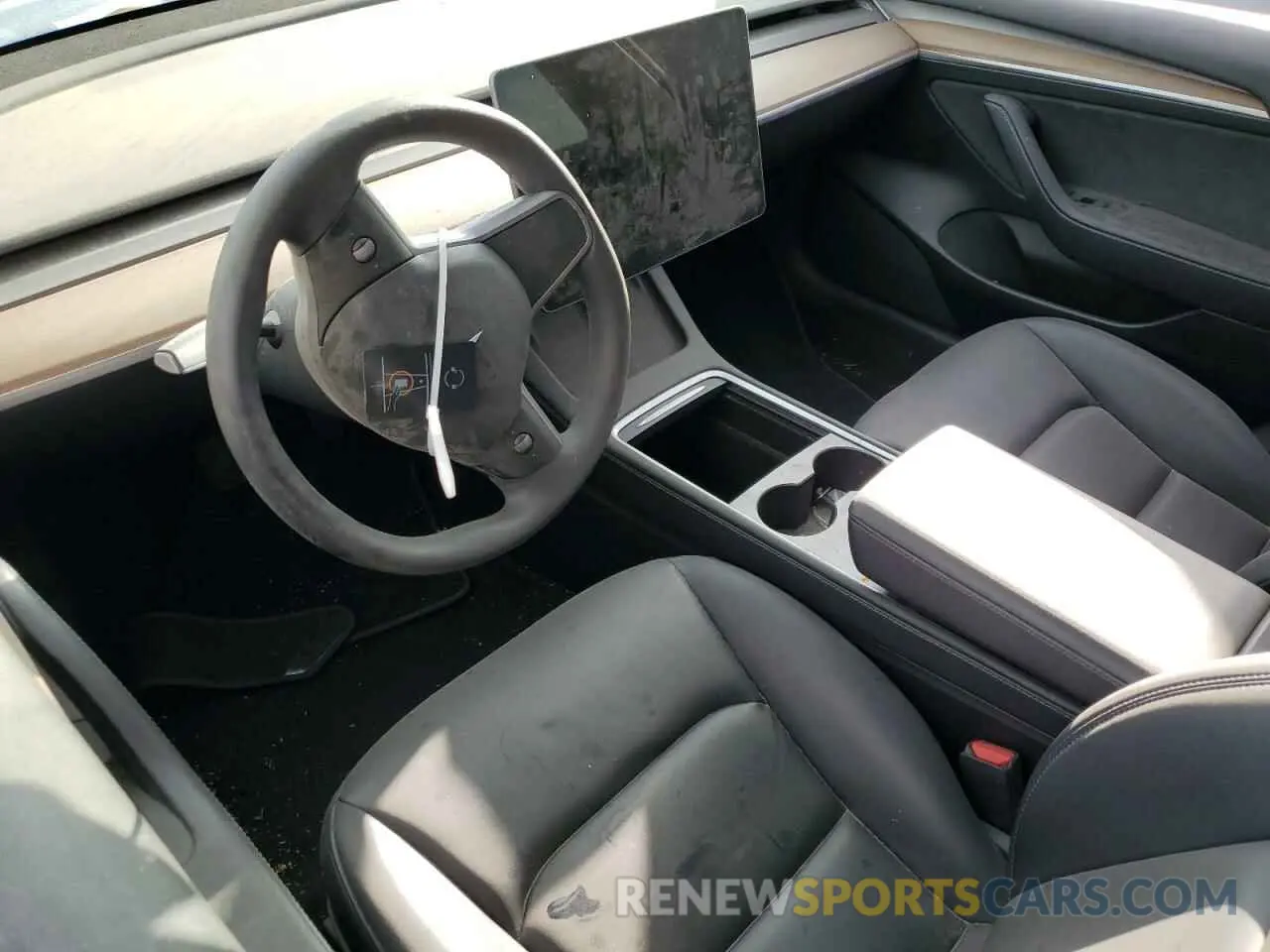 8 fotografías del automóvil dañado 5YJ3E1EB3PF386777 TESLA MODEL 3 2023