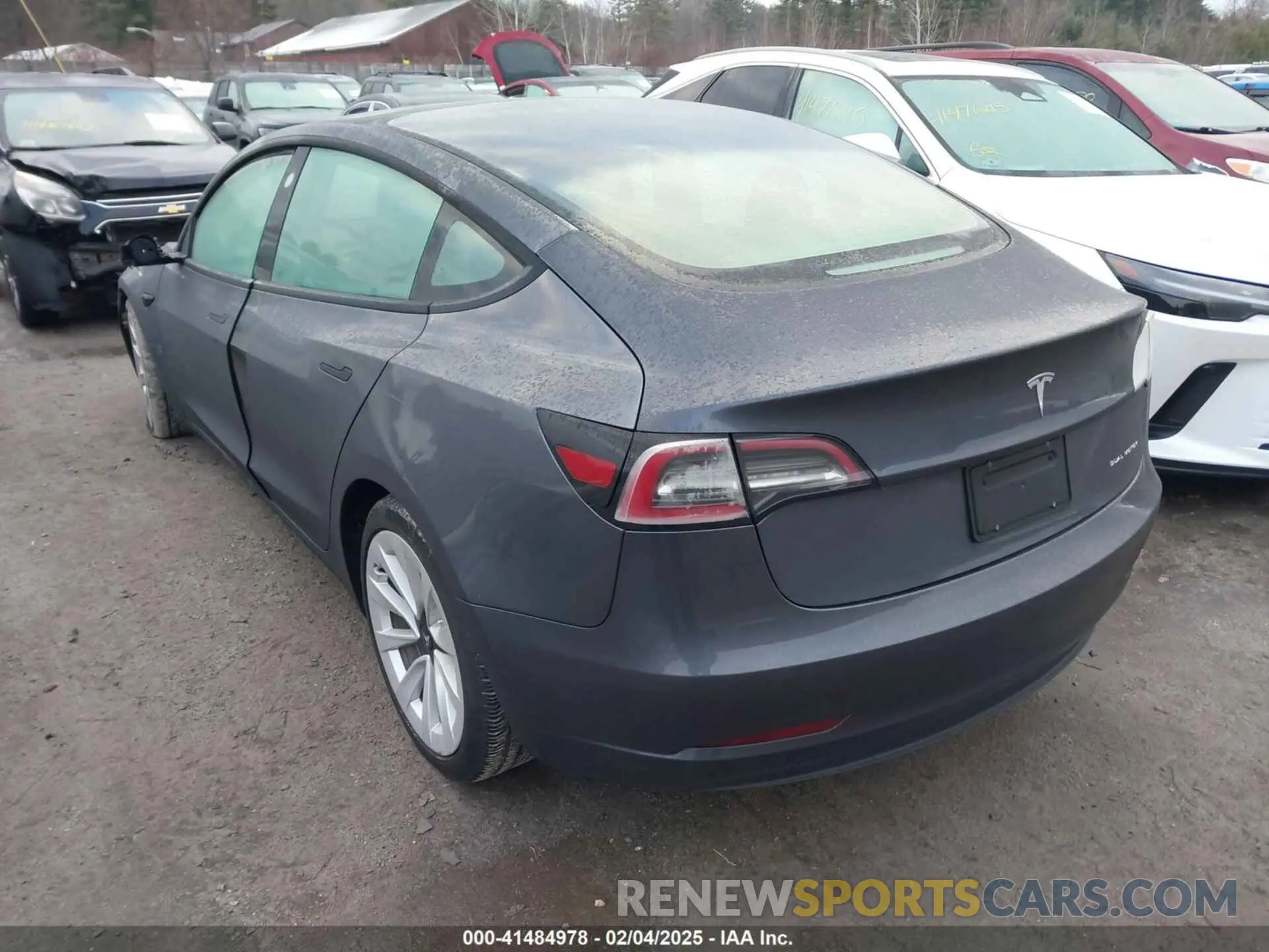3 fotografías del automóvil dañado 5YJ3E1EB3PF389517 TESLA MODEL 3 2023