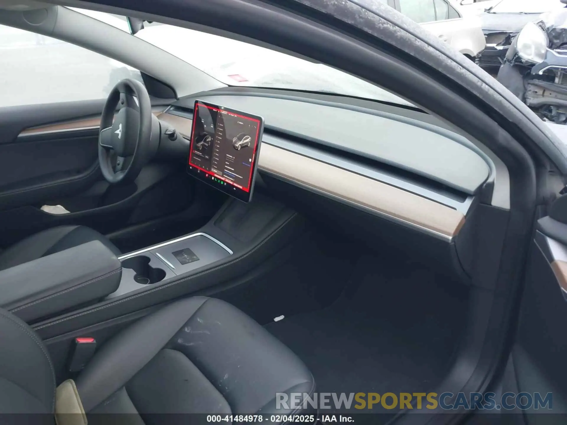 5 fotografías del automóvil dañado 5YJ3E1EB3PF389517 TESLA MODEL 3 2023