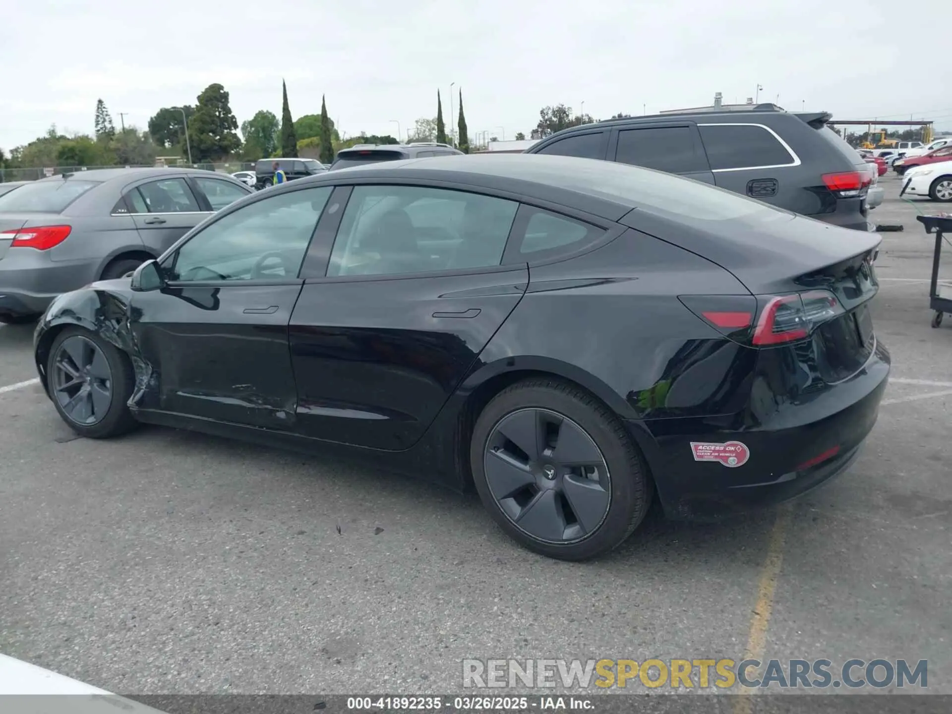 14 fotografías del automóvil dañado 5YJ3E1EB3PF390540 TESLA MODEL 3 2023