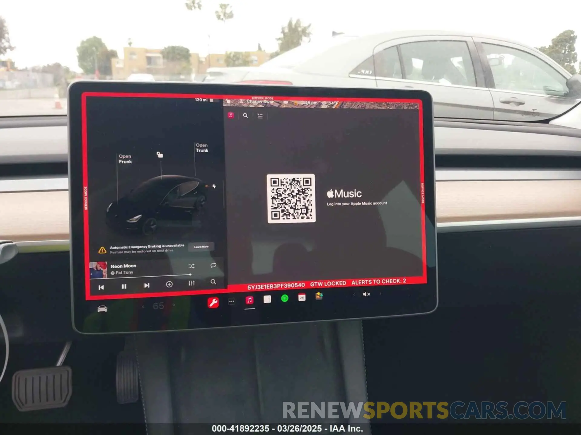 18 fotografías del automóvil dañado 5YJ3E1EB3PF390540 TESLA MODEL 3 2023