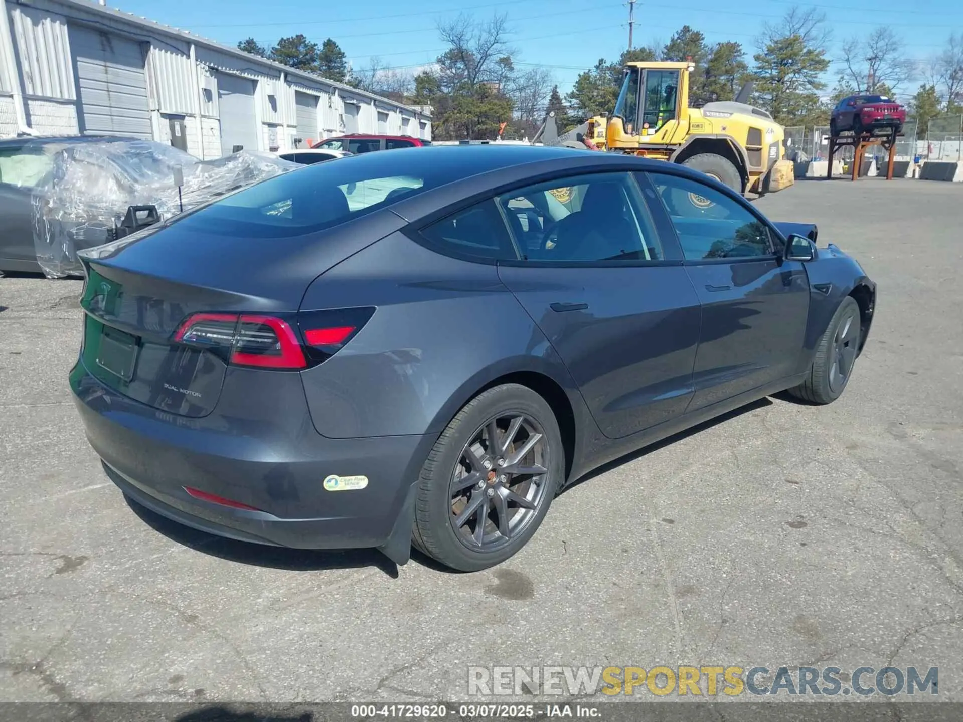 4 fotografías del automóvil dañado 5YJ3E1EB3PF415677 TESLA MODEL 3 2023