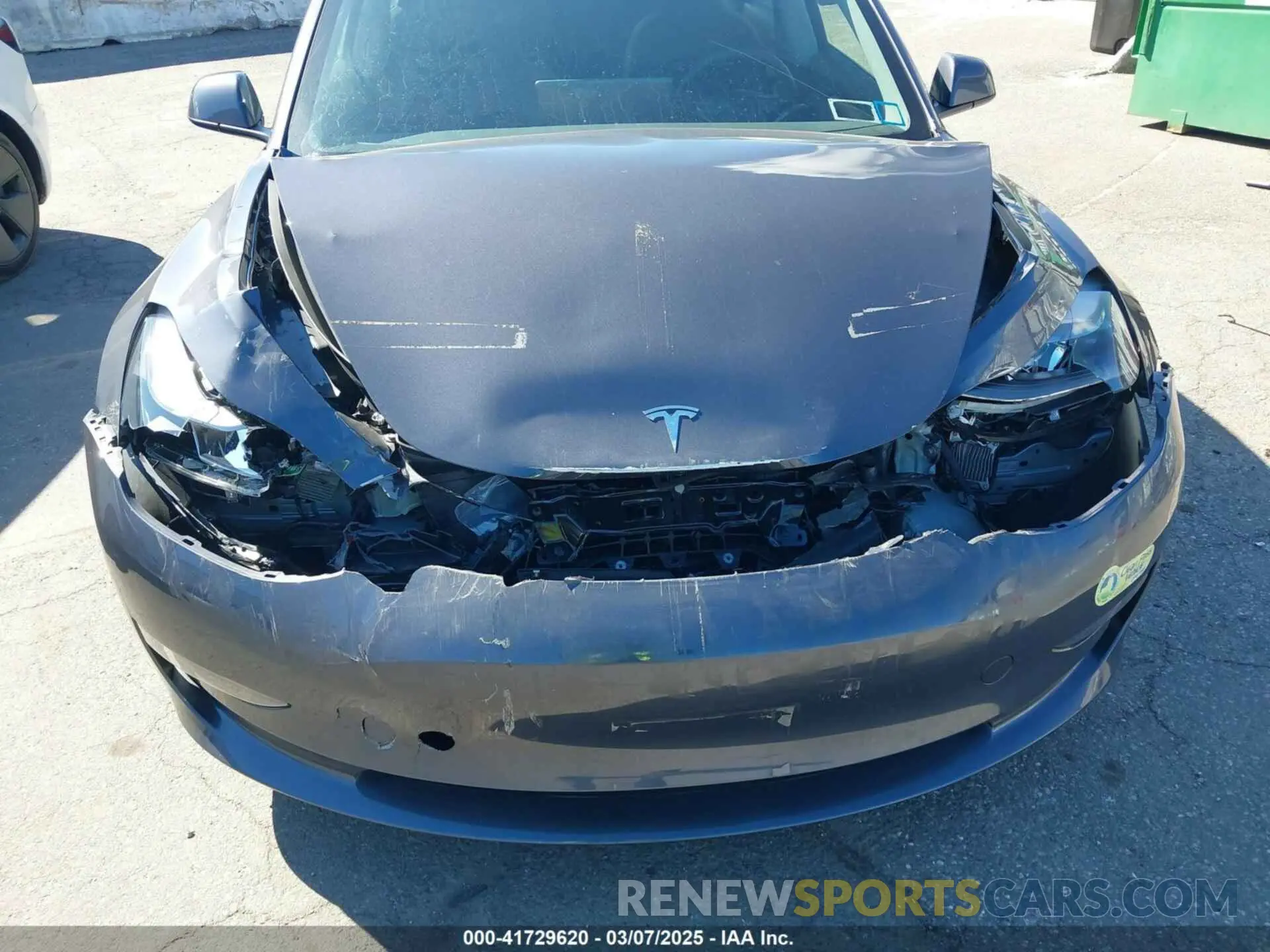 6 fotografías del automóvil dañado 5YJ3E1EB3PF415677 TESLA MODEL 3 2023