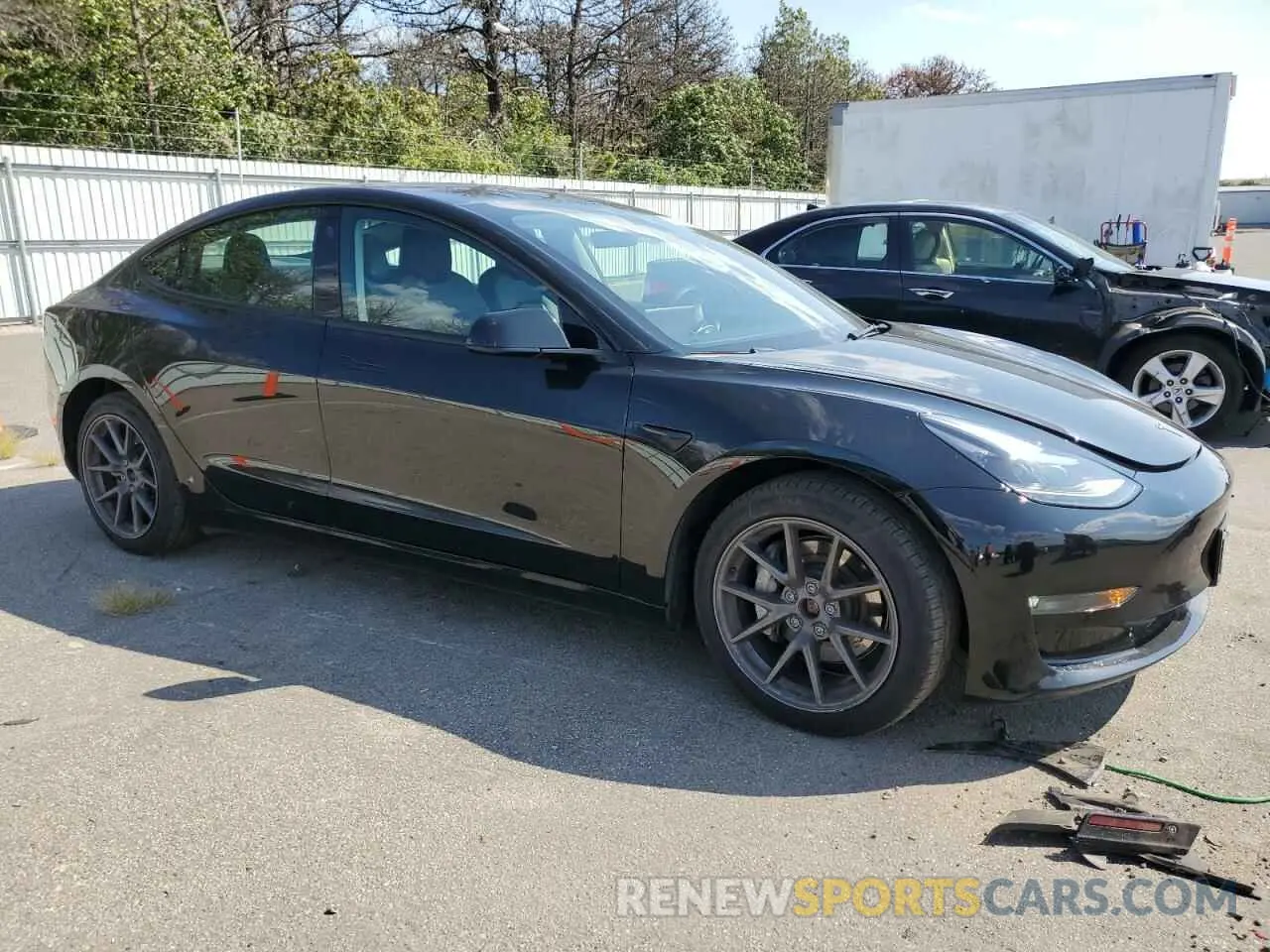 4 fotografías del automóvil dañado 5YJ3E1EB3PF595954 TESLA MODEL 3 2023