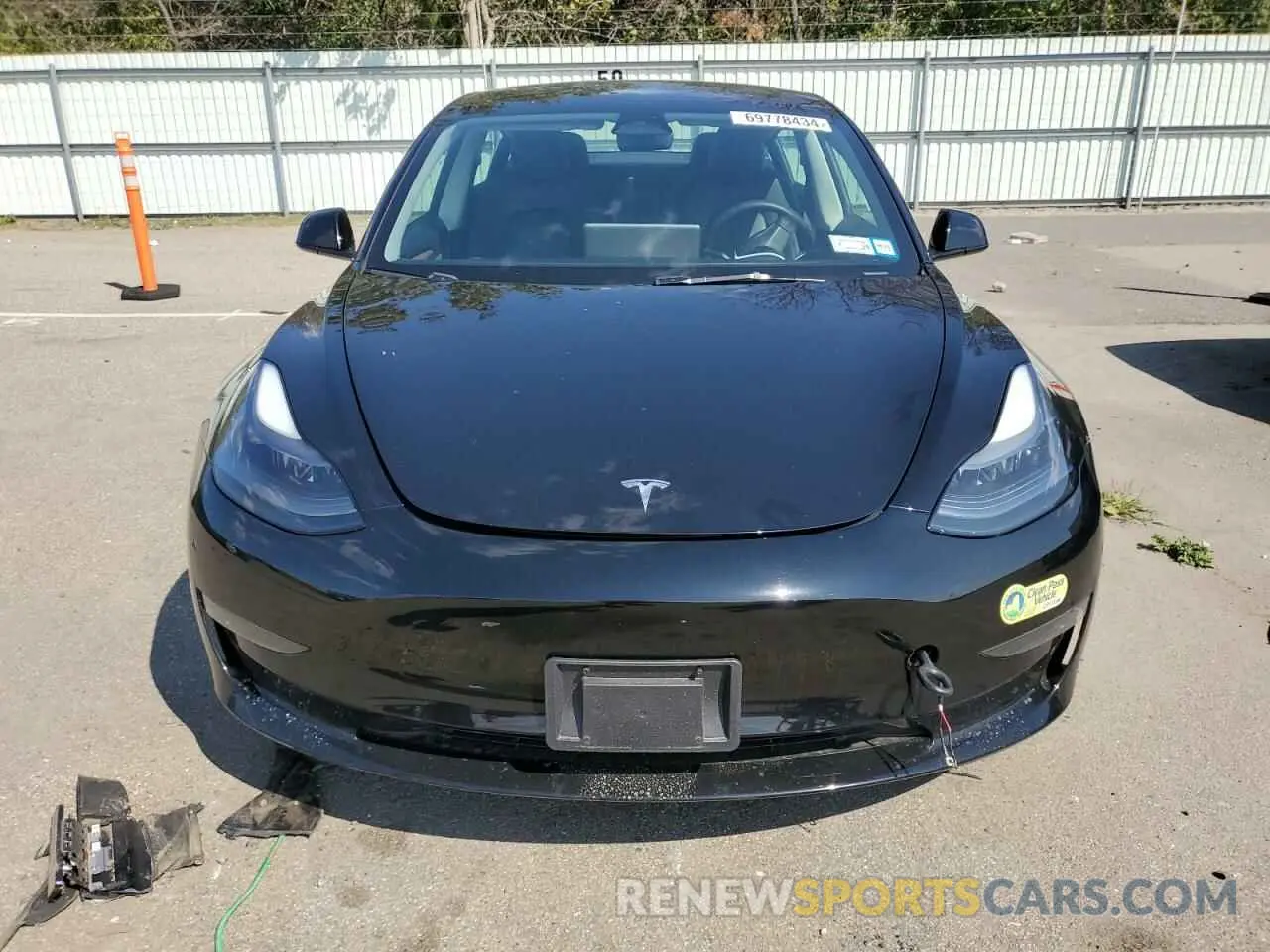 5 fotografías del automóvil dañado 5YJ3E1EB3PF595954 TESLA MODEL 3 2023