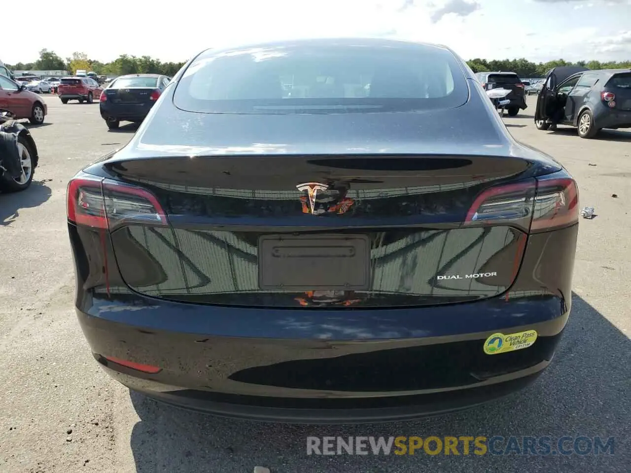 6 fotografías del automóvil dañado 5YJ3E1EB3PF595954 TESLA MODEL 3 2023