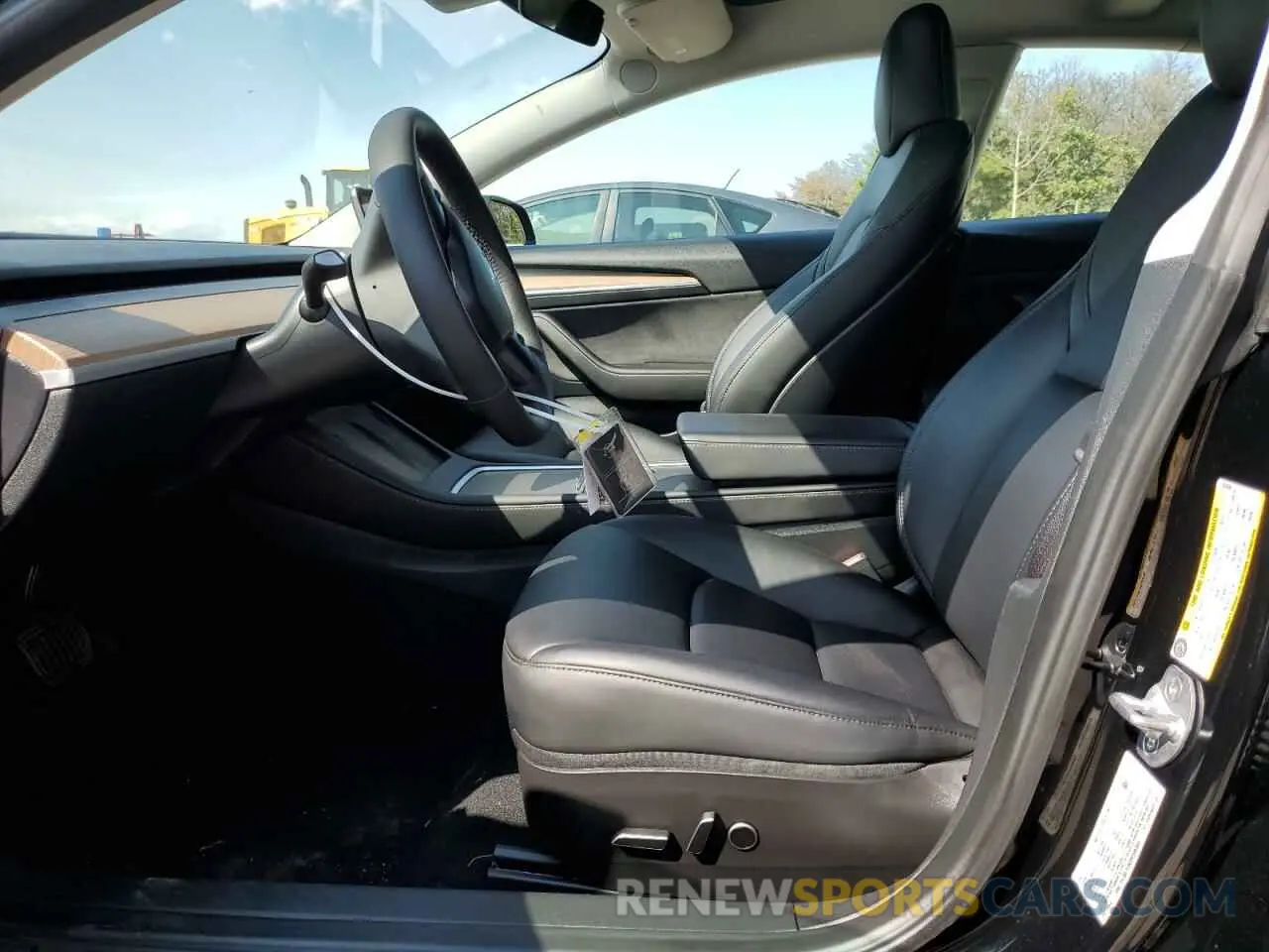 7 fotografías del automóvil dañado 5YJ3E1EB3PF595954 TESLA MODEL 3 2023
