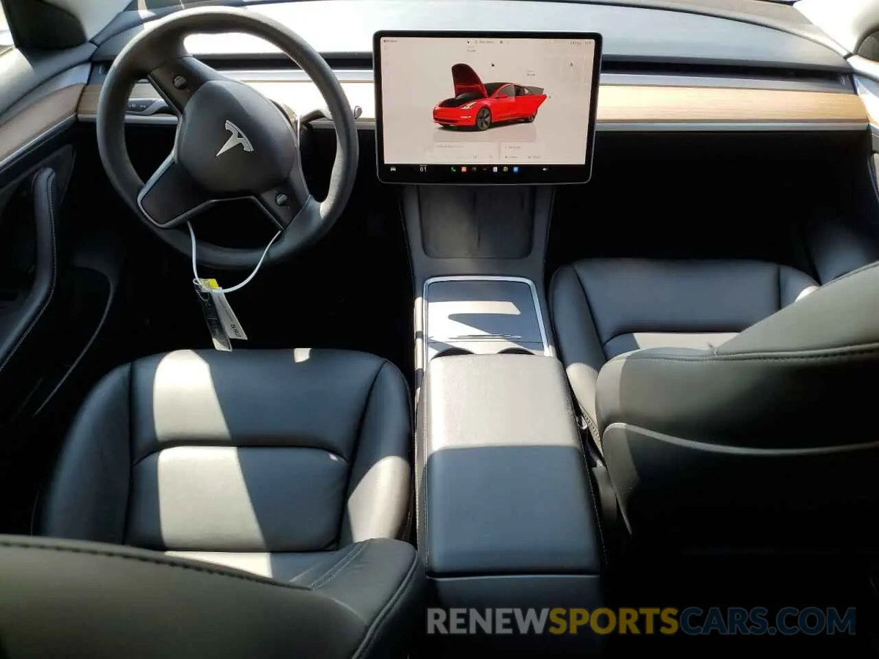 8 fotografías del automóvil dañado 5YJ3E1EB3PF595954 TESLA MODEL 3 2023