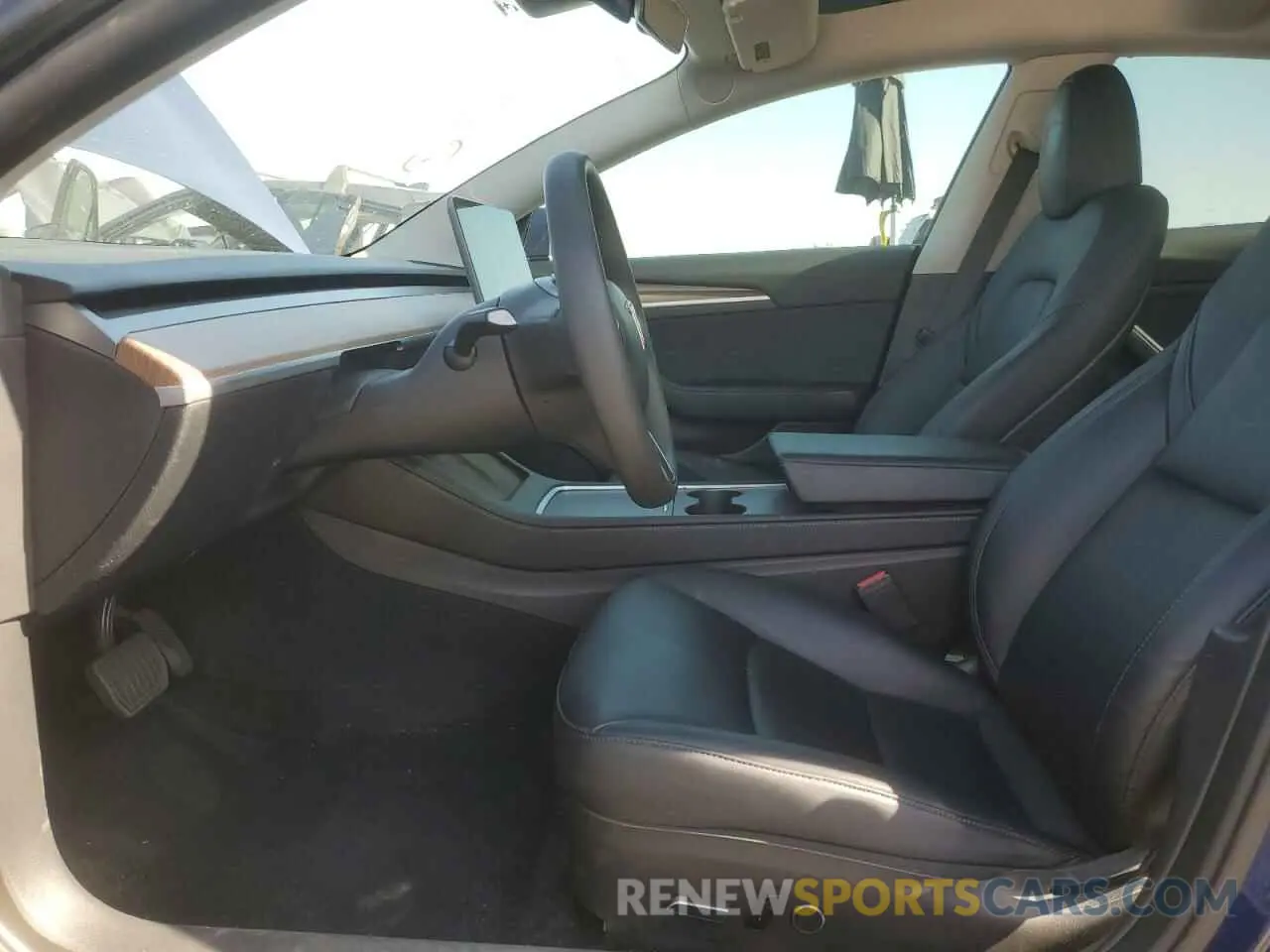 7 fotografías del automóvil dañado 5YJ3E1EB3PF633070 TESLA MODEL 3 2023