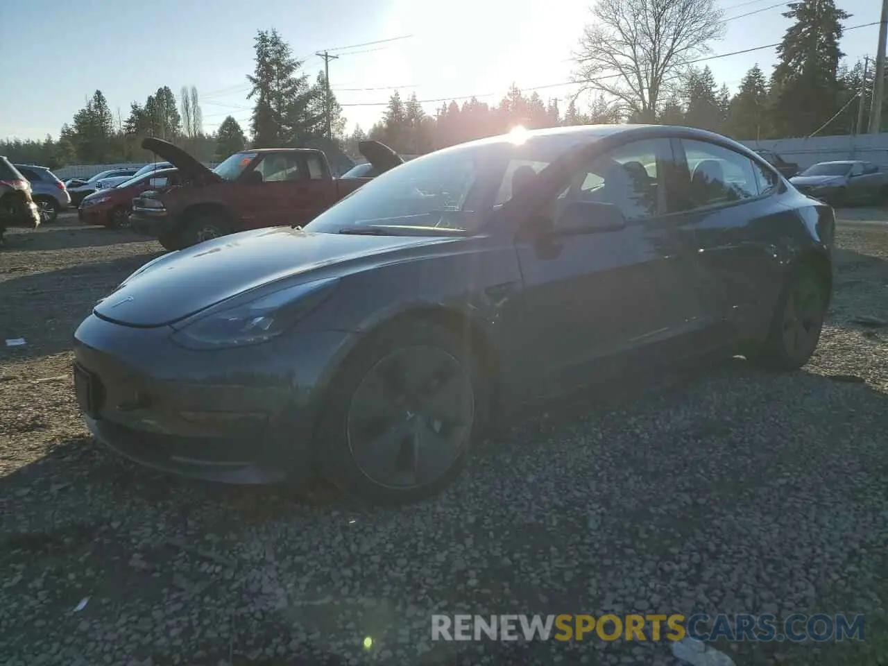 1 fotografías del automóvil dañado 5YJ3E1EB3PF633263 TESLA MODEL 3 2023