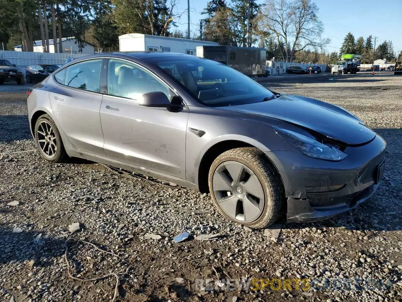 4 fotografías del automóvil dañado 5YJ3E1EB3PF633263 TESLA MODEL 3 2023