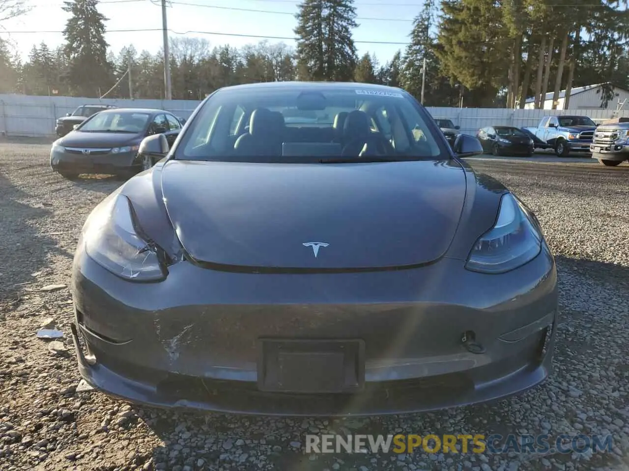 5 fotografías del automóvil dañado 5YJ3E1EB3PF633263 TESLA MODEL 3 2023