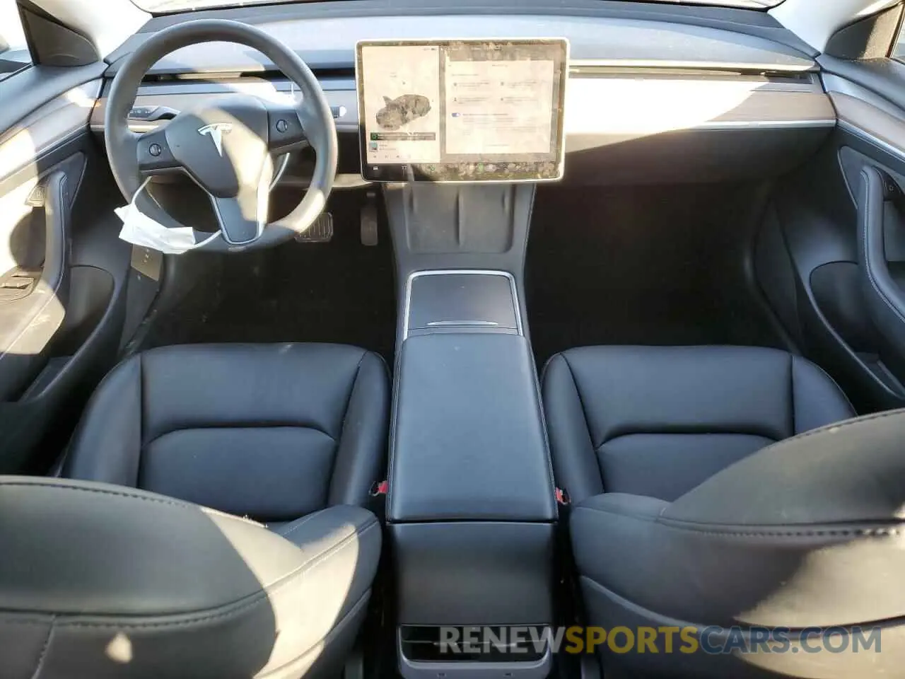 8 fotografías del automóvil dañado 5YJ3E1EB3PF633263 TESLA MODEL 3 2023