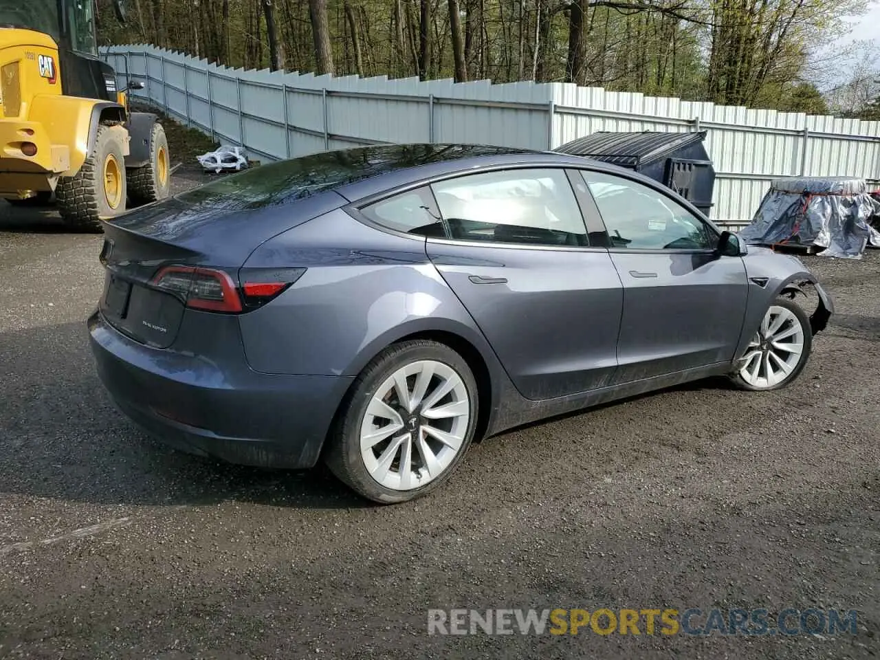 3 fotografías del automóvil dañado 5YJ3E1EB3PF670524 TESLA MODEL 3 2023